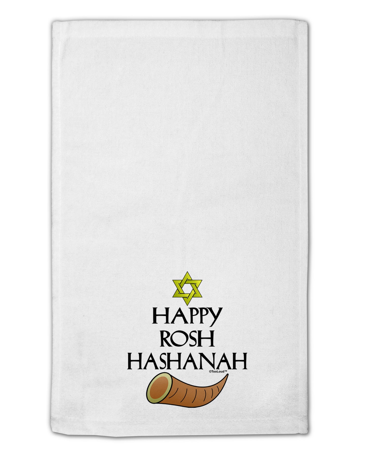 Happy Rosh Hashanah 11"x18" Dish Fingertip Towel-Fingertip Towel-TooLoud-White-Davson Sales