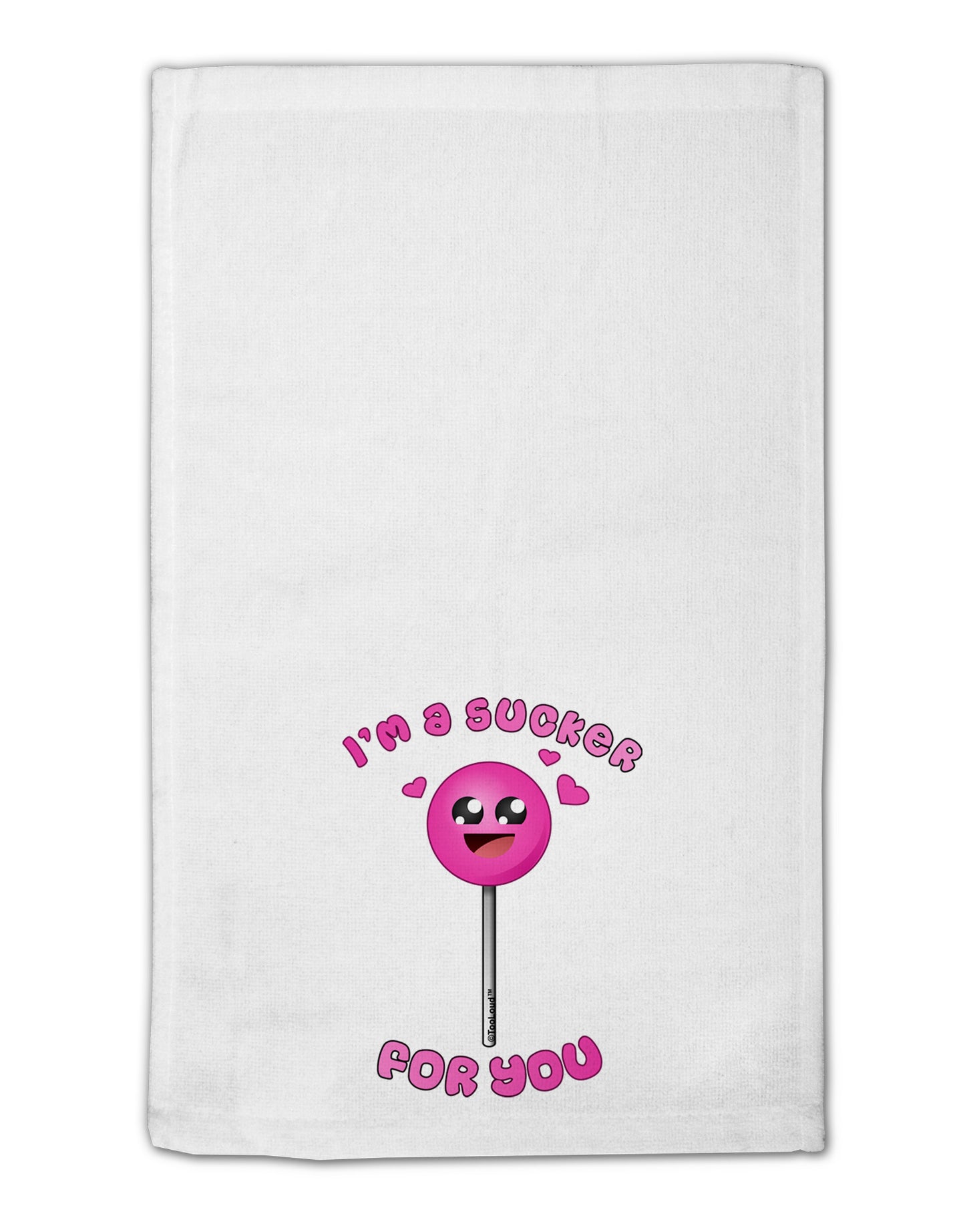Sucker For You 11"x18" Dish Fingertip Towel-Fingertip Towel-TooLoud-White-Davson Sales