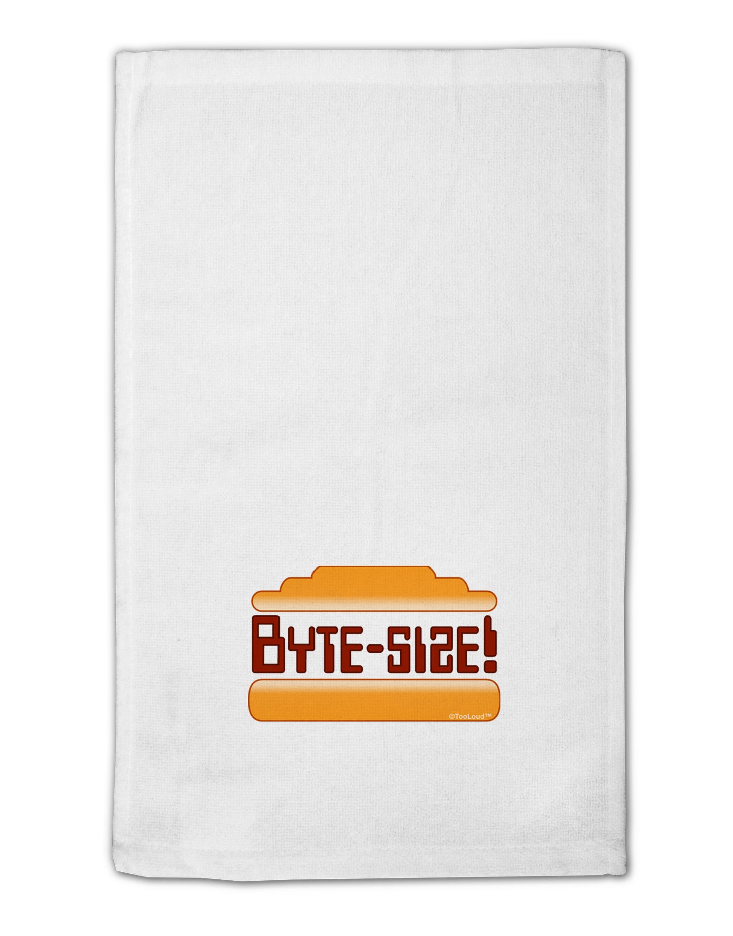Byte Size 11"x18" Dish Fingertip Towel-Fingertip Towel-TooLoud-White-Davson Sales