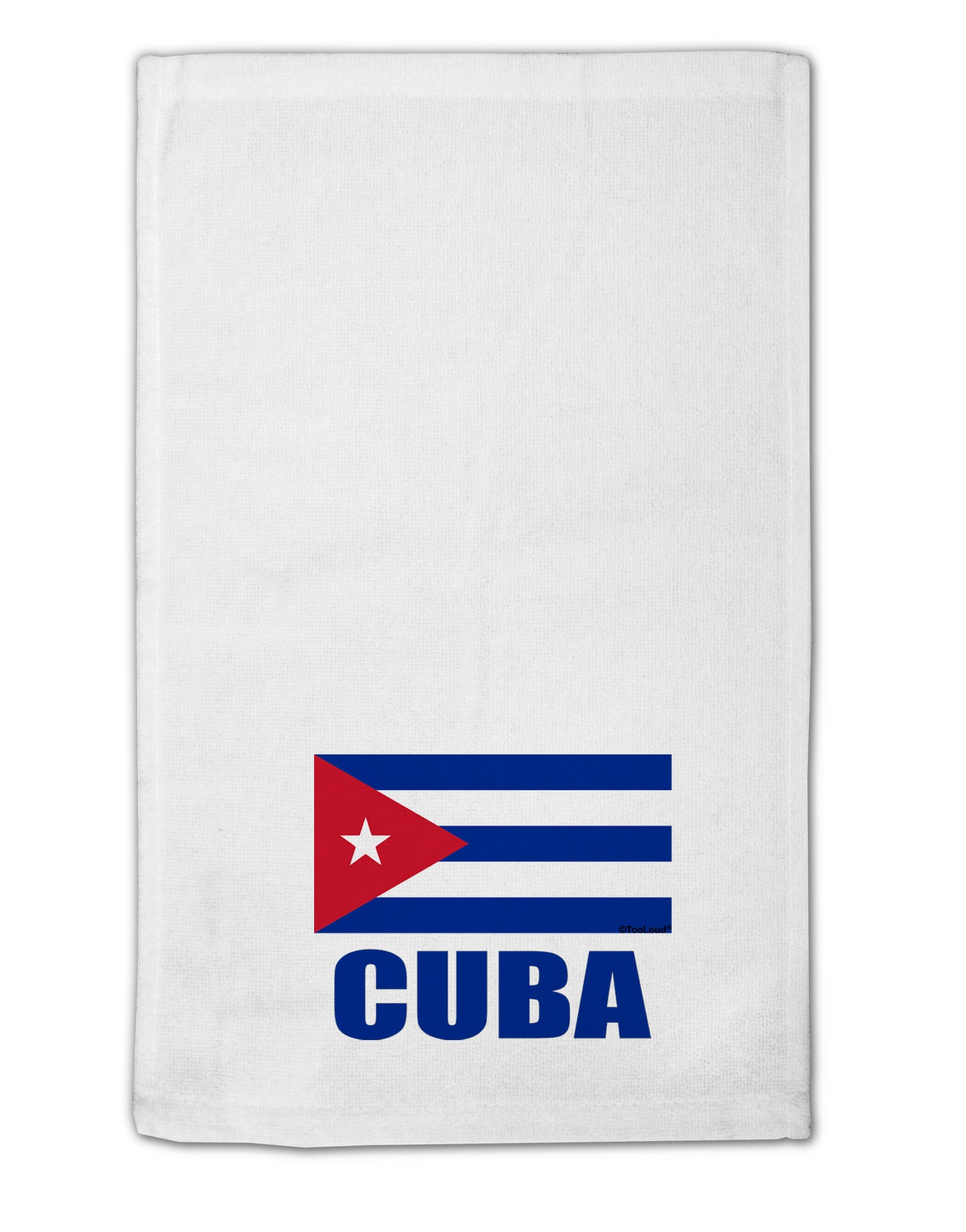 Cuba Flag Cuban Pride 11"x18" Dish Fingertip Towel by TooLoud-Fingertip Towel-TooLoud-White-Davson Sales
