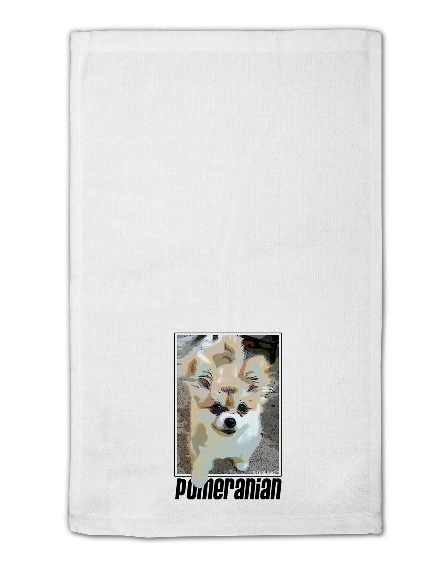 Pomeranian Step Out 11"x18" Dish Fingertip Towel by TooLoud-Fingertip Towel-TooLoud-White-Davson Sales