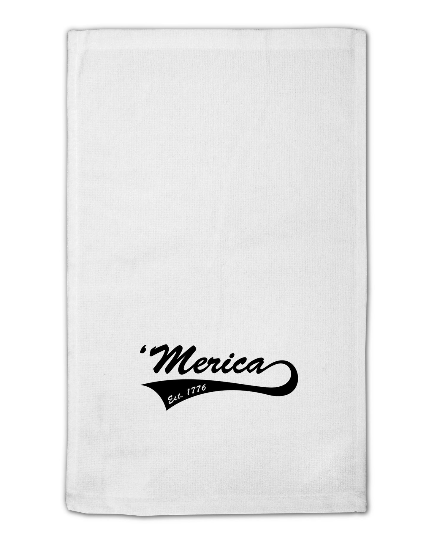 Merica Established 1776 11"x18" Dish Fingertip Towel by TooLoud-Fingertip Towel-TooLoud-White-Davson Sales