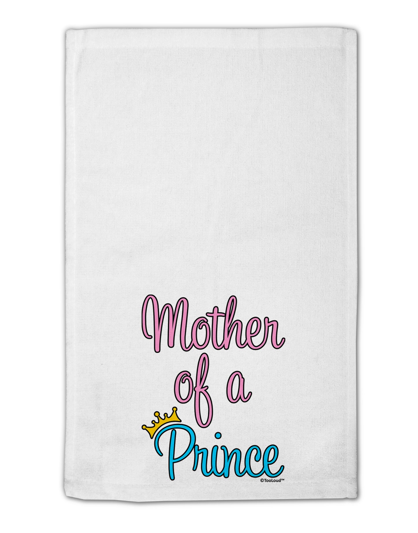 Mother of a Prince - Matching Mom and Son Design 11"x18" Dish Fingertip Towel by TooLoud-Fingertip Towel-TooLoud-White-Davson Sales