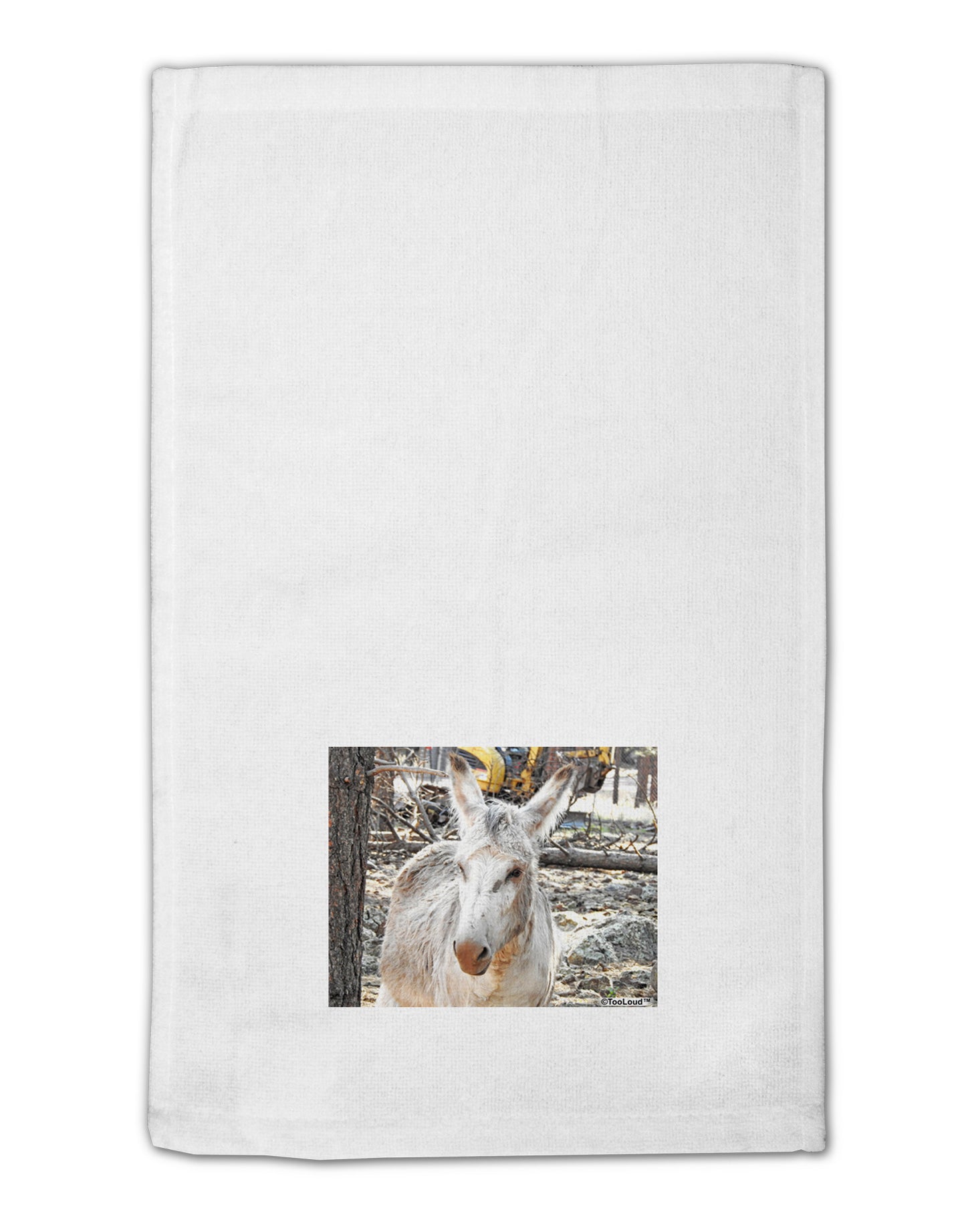TooLoud Troubled Burro 11"x18" Dish Fingertip Towel-Fingertip Towel-TooLoud-White-Davson Sales