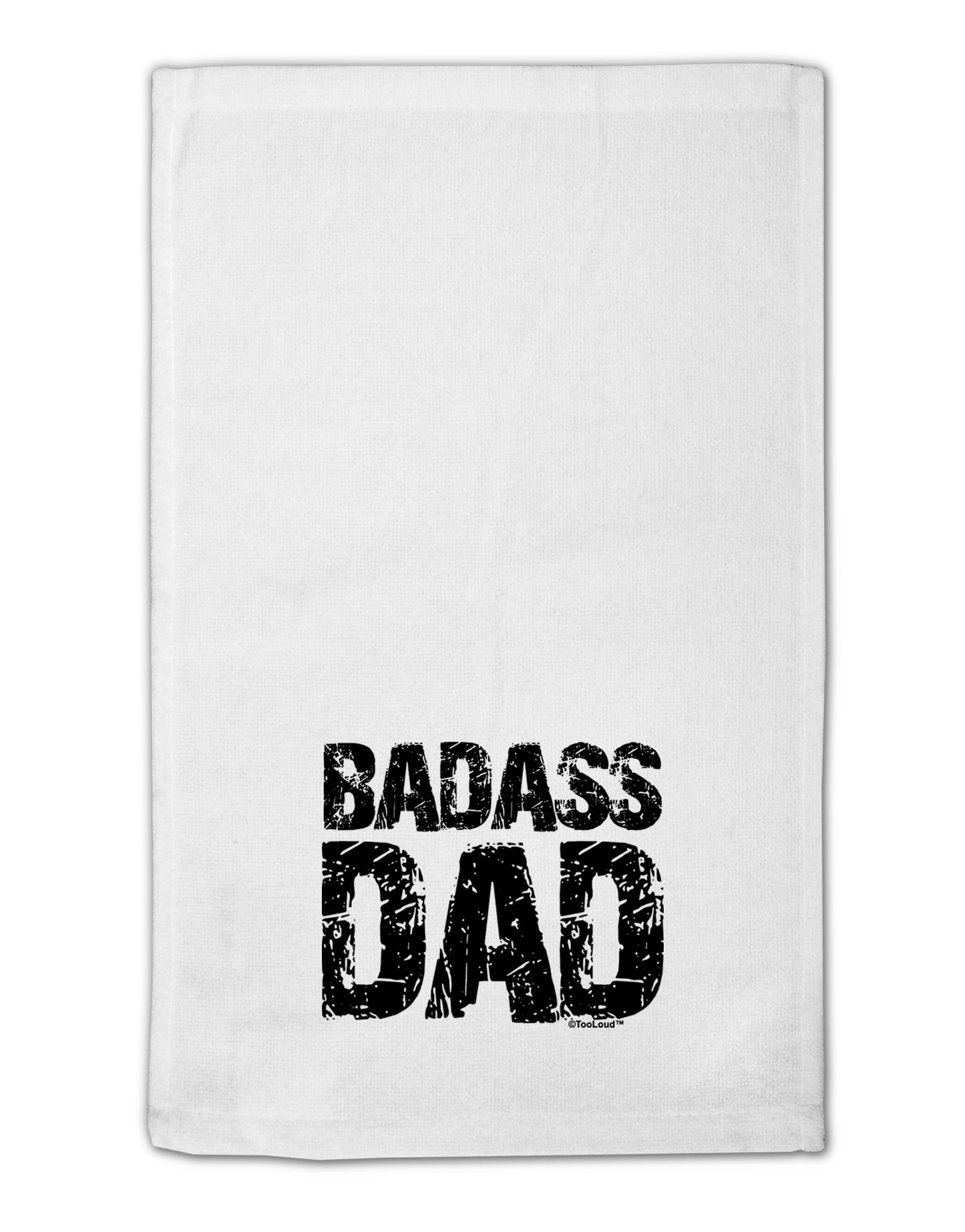 Badass Dad 11"x18" Dish Fingertip Towel by TooLoud-TooLoud-White-Davson Sales