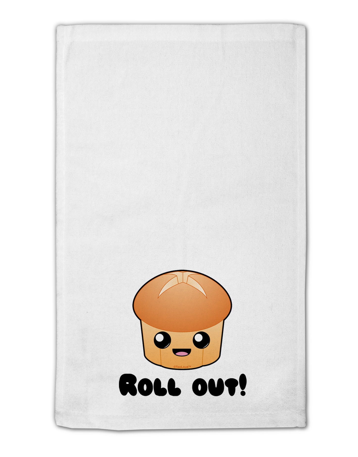 Roll Out Cute Roll 11"x18" Dish Fingertip Towel-Fingertip Towel-TooLoud-White-Davson Sales