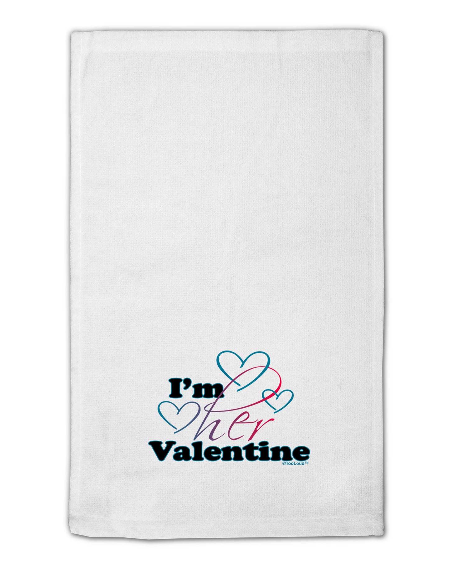 I'm HER Valentine 11"x18" Dish Fingertip Towel-Fingertip Towel-TooLoud-White-Davson Sales