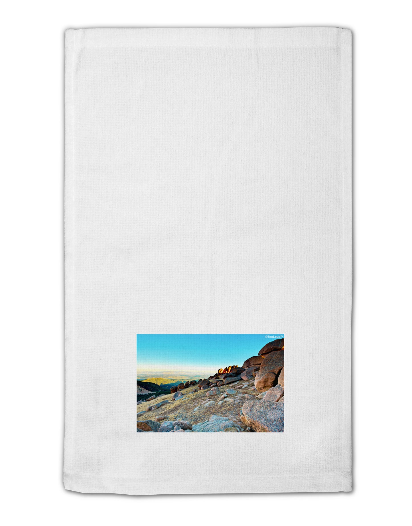 CO Rockies View 11"x18" Dish Fingertip Towel-Fingertip Towel-TooLoud-White-Davson Sales