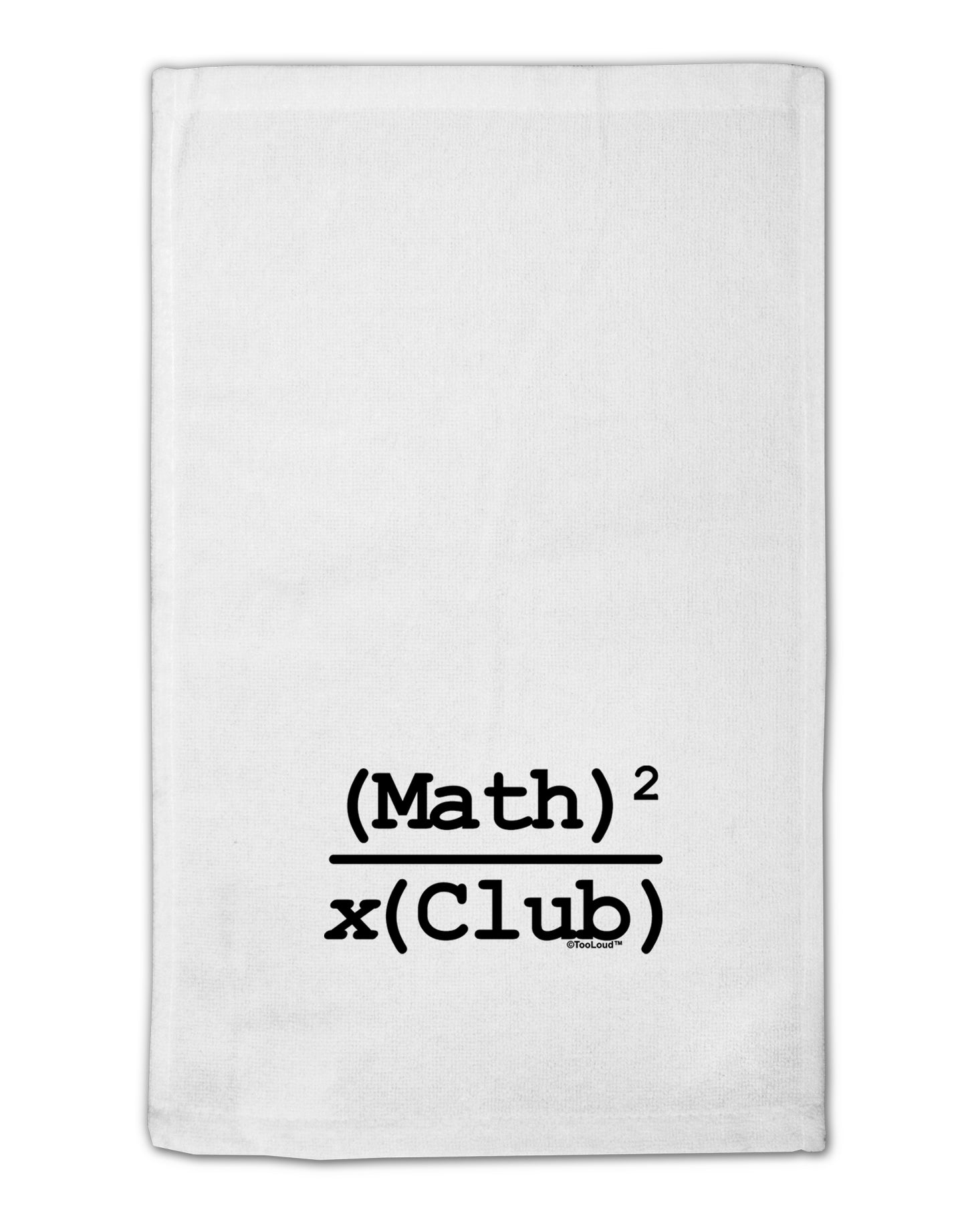 Math Club 11"x18" Dish Fingertip Towel by TooLoud-Fingertip Towel-TooLoud-White-Davson Sales