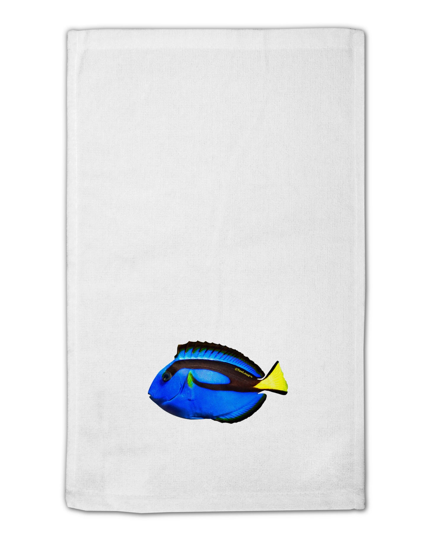 Blue Tang Fish 11"x18" Dish Fingertip Towel-Fingertip Towel-TooLoud-White-Davson Sales