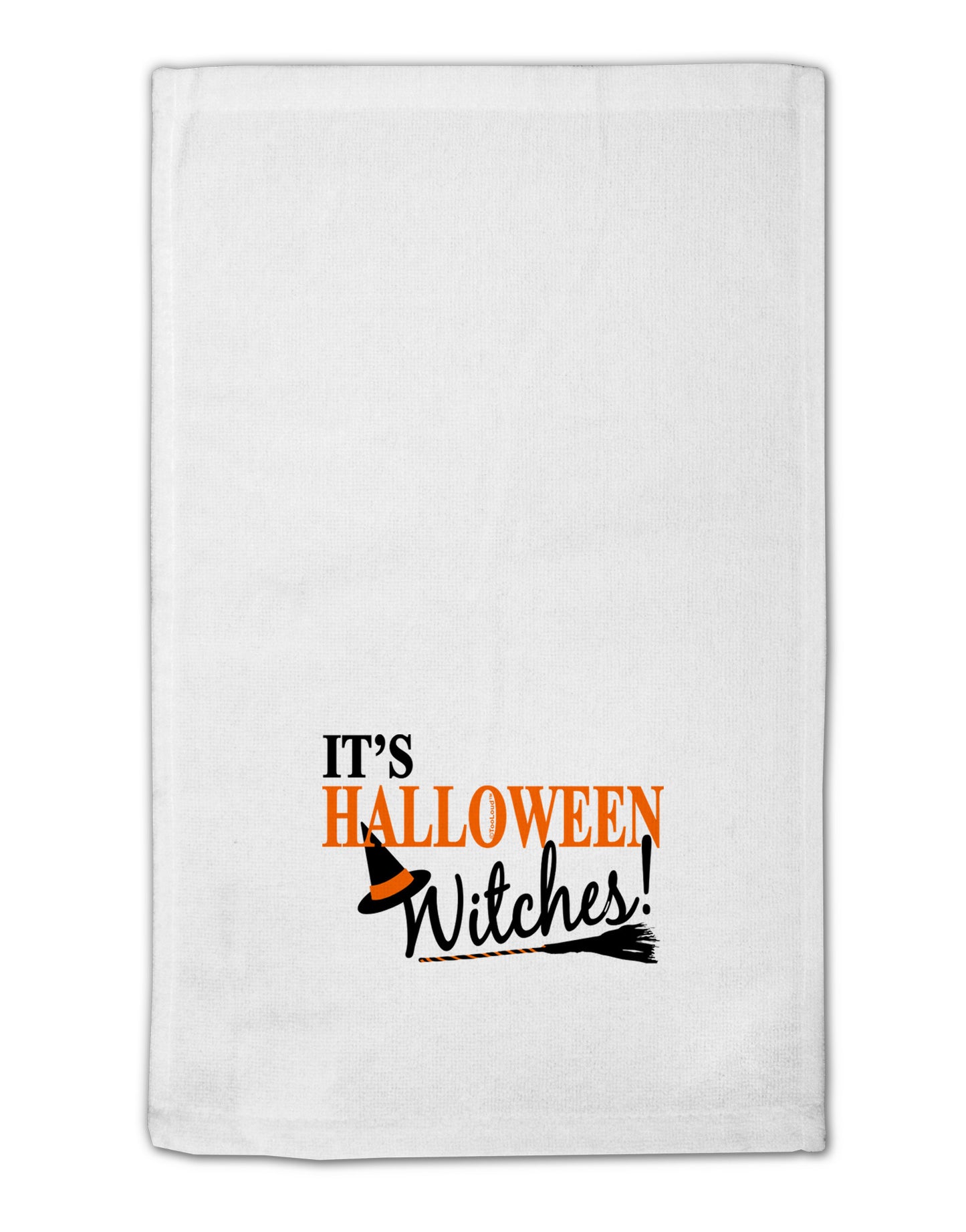 It's Halloween Witches Hat 11"x18" Dish Fingertip Towel-Fingertip Towel-TooLoud-White-Davson Sales