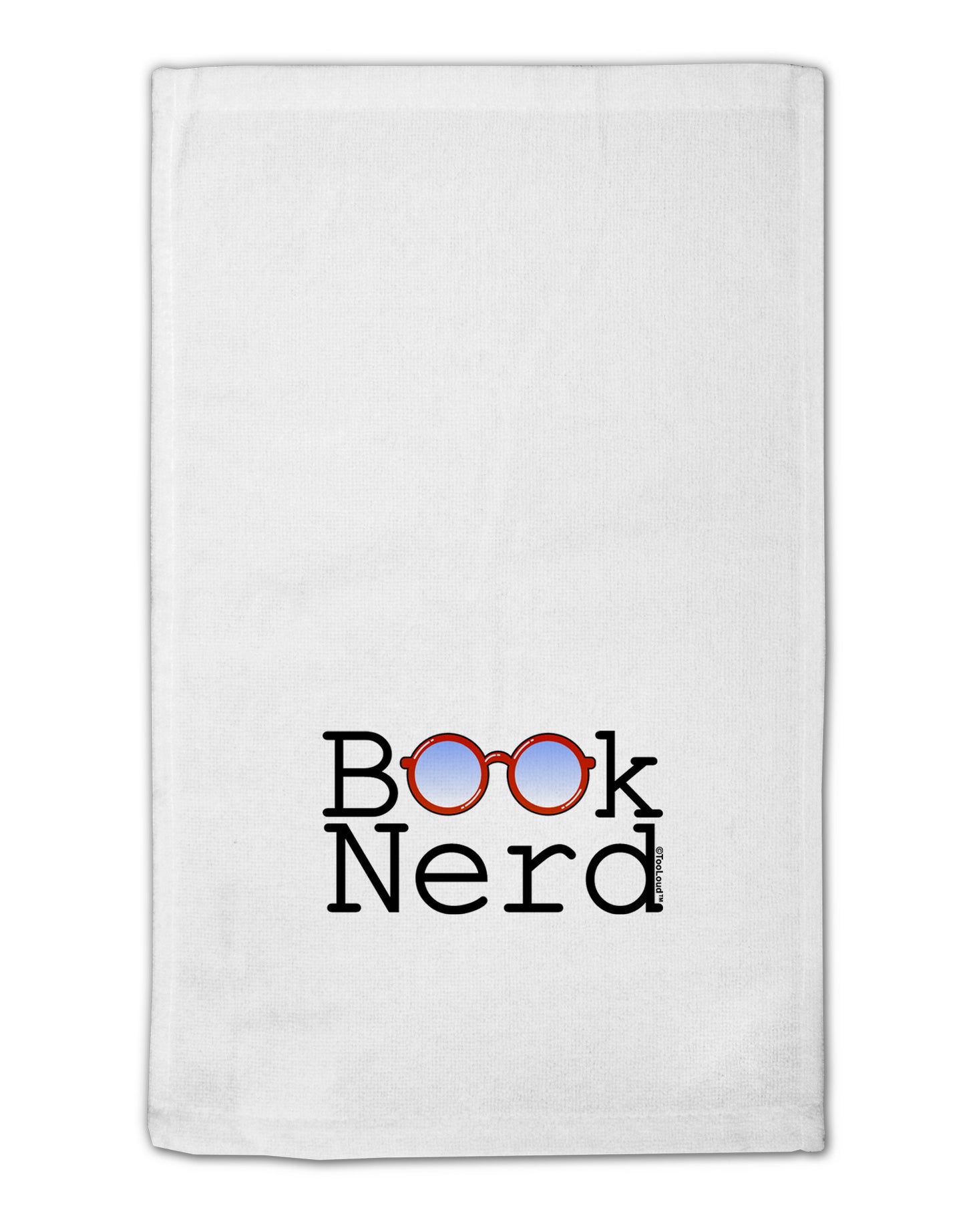Book Nerd 11"x18" Dish Fingertip Towel-Fingertip Towel-TooLoud-White-Davson Sales