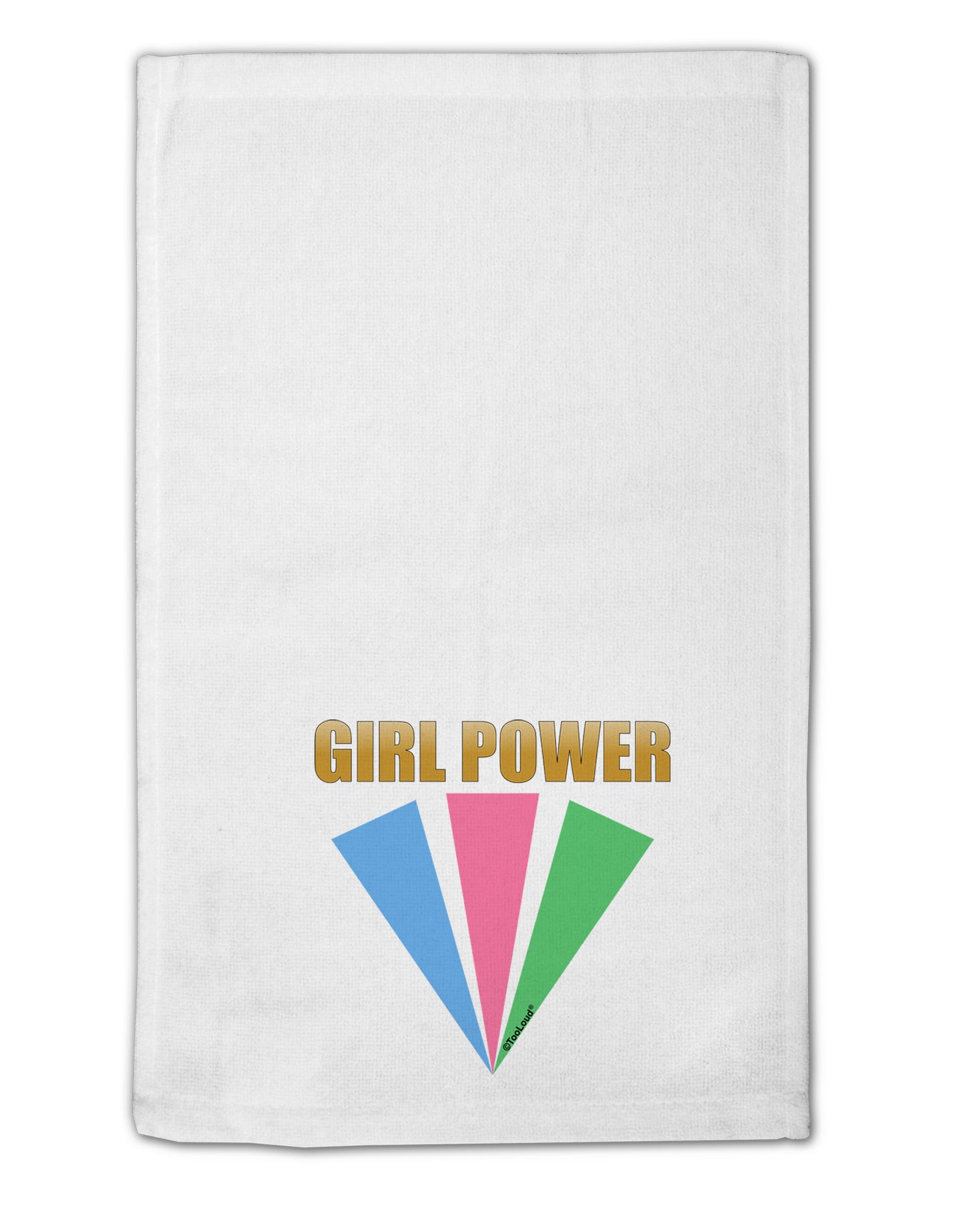 Girl Power Stripes 11"x18" Dish Fingertip Towel by TooLoud-Fingertip Towel-TooLoud-White-Davson Sales