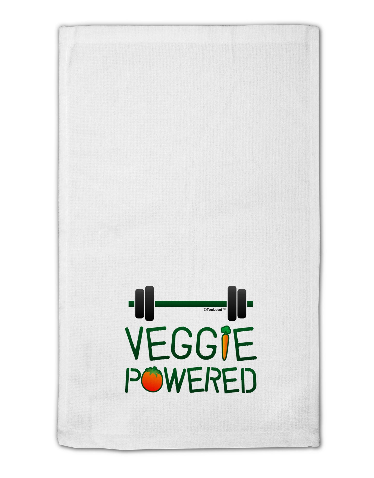 TooLoud Veggie Powered 11"x18" Dish Fingertip Towel-Fingertip Towel-TooLoud-White-Davson Sales