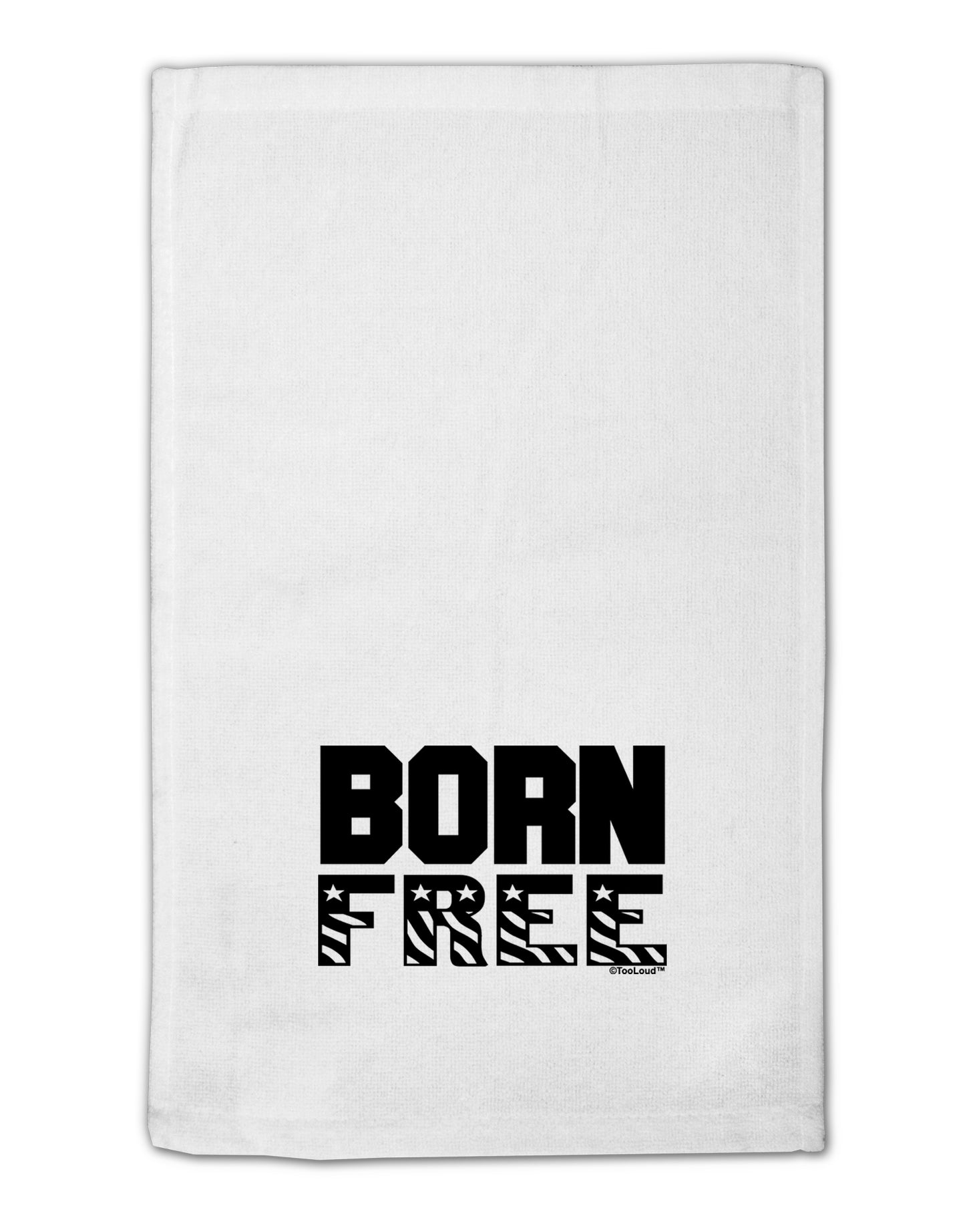 Born Free 11"x18" Dish Fingertip Towel by TooLoud-Fingertip Towel-TooLoud-White-Davson Sales