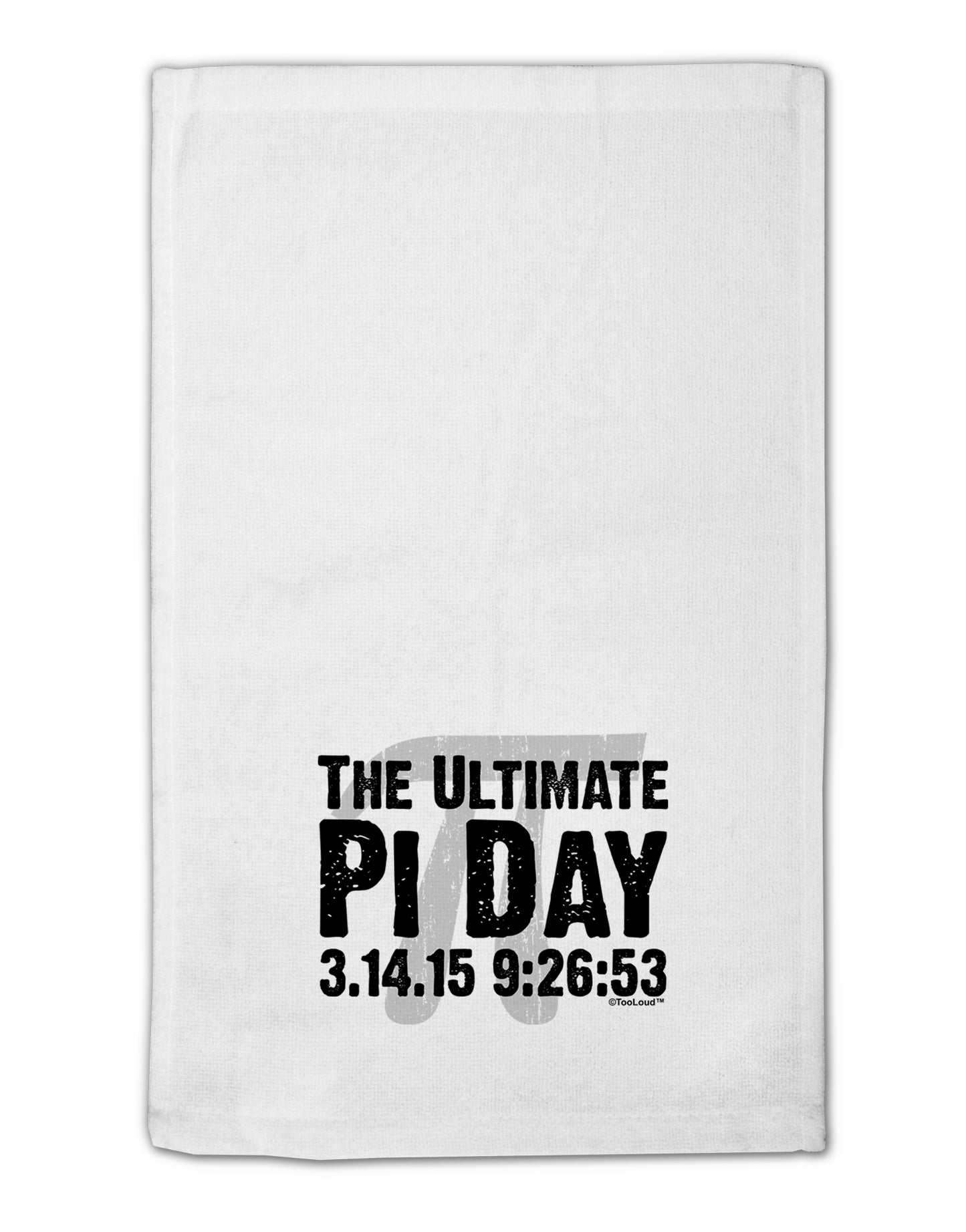 The Ultimate Pi Day Text 11"x18" Dish Fingertip Towel by TooLoud-Fingertip Towel-TooLoud-White-Davson Sales