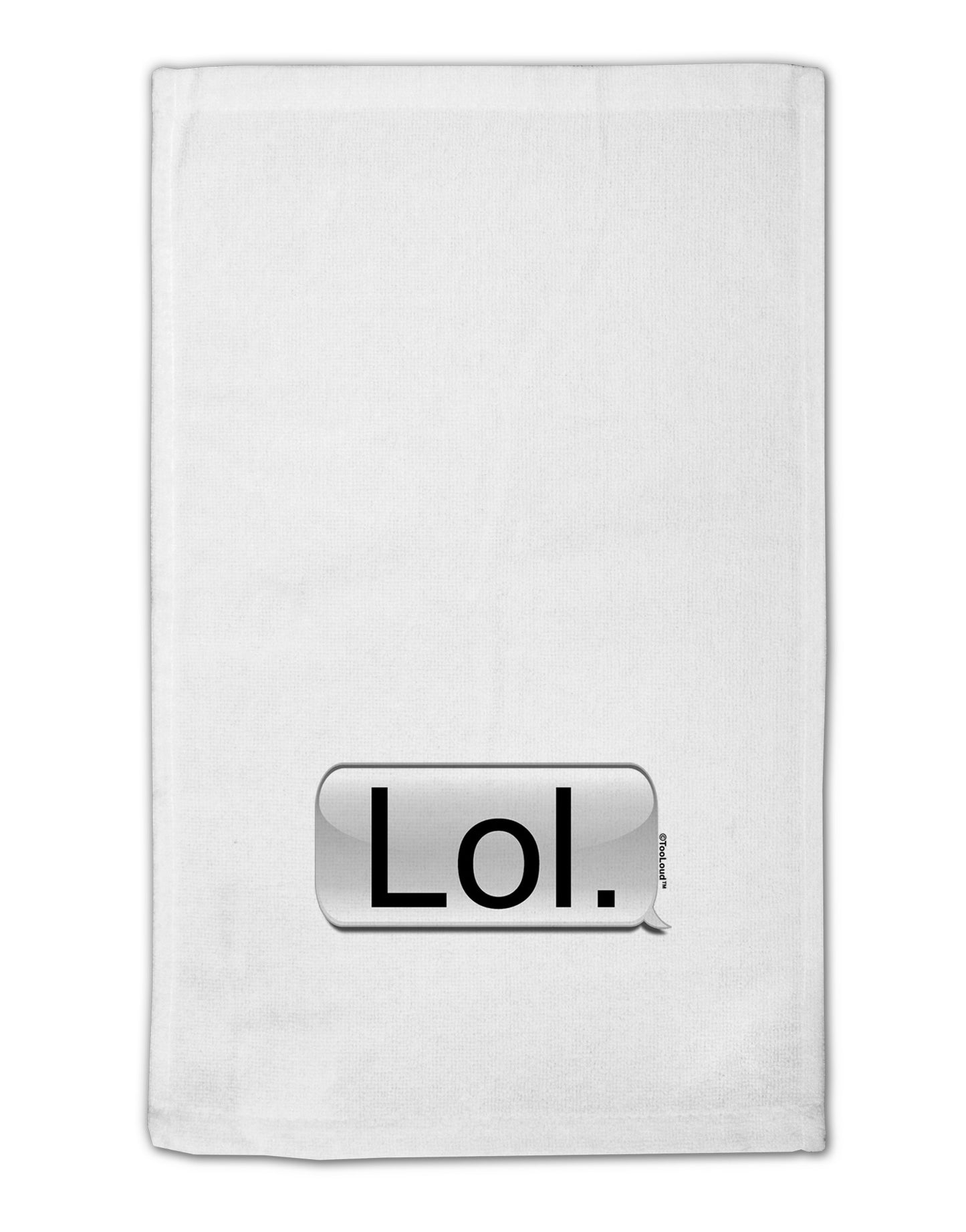 Lol Text Bubble 11"x18" Dish Fingertip Towel-Fingertip Towel-TooLoud-White-Davson Sales