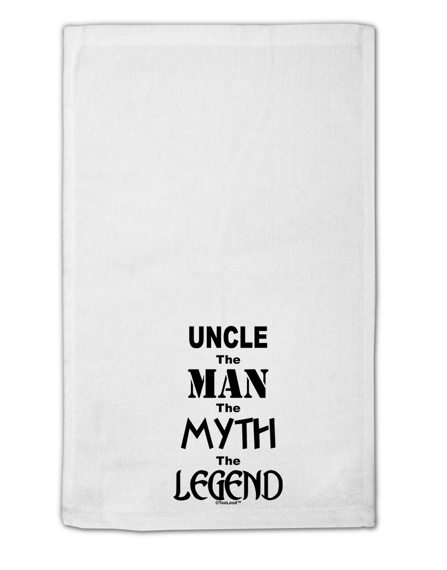 Uncle The Man The Myth The Legend 11"x18" Dish Fingertip Towel by TooLoud-TooLoud-White-Davson Sales