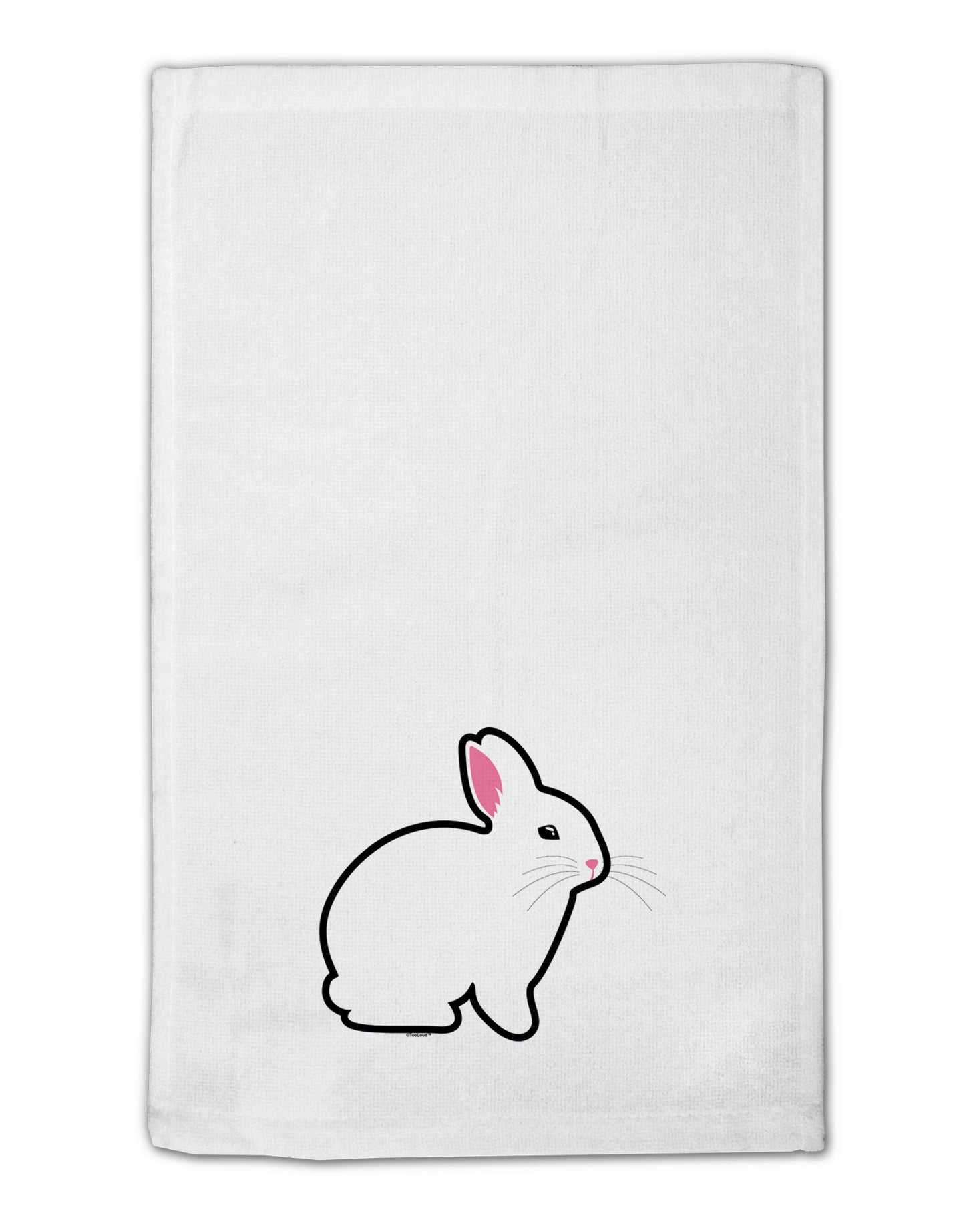 Cute Bunny Rabbit Easter 11"x18" Dish Fingertip Towel-Fingertip Towel-TooLoud-White-Davson Sales
