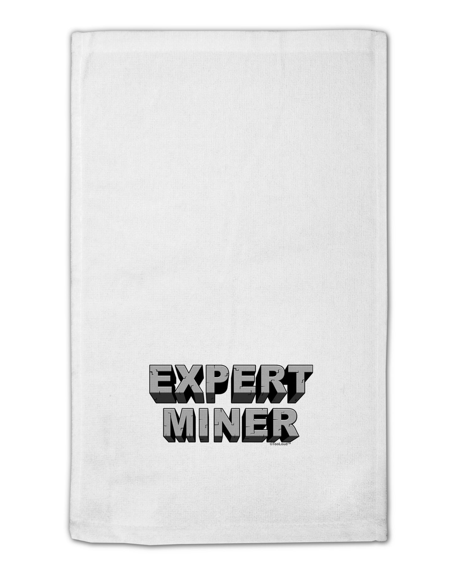 Expert Miner 11"x18" Dish Fingertip Towel-Fingertip Towel-TooLoud-White-Davson Sales