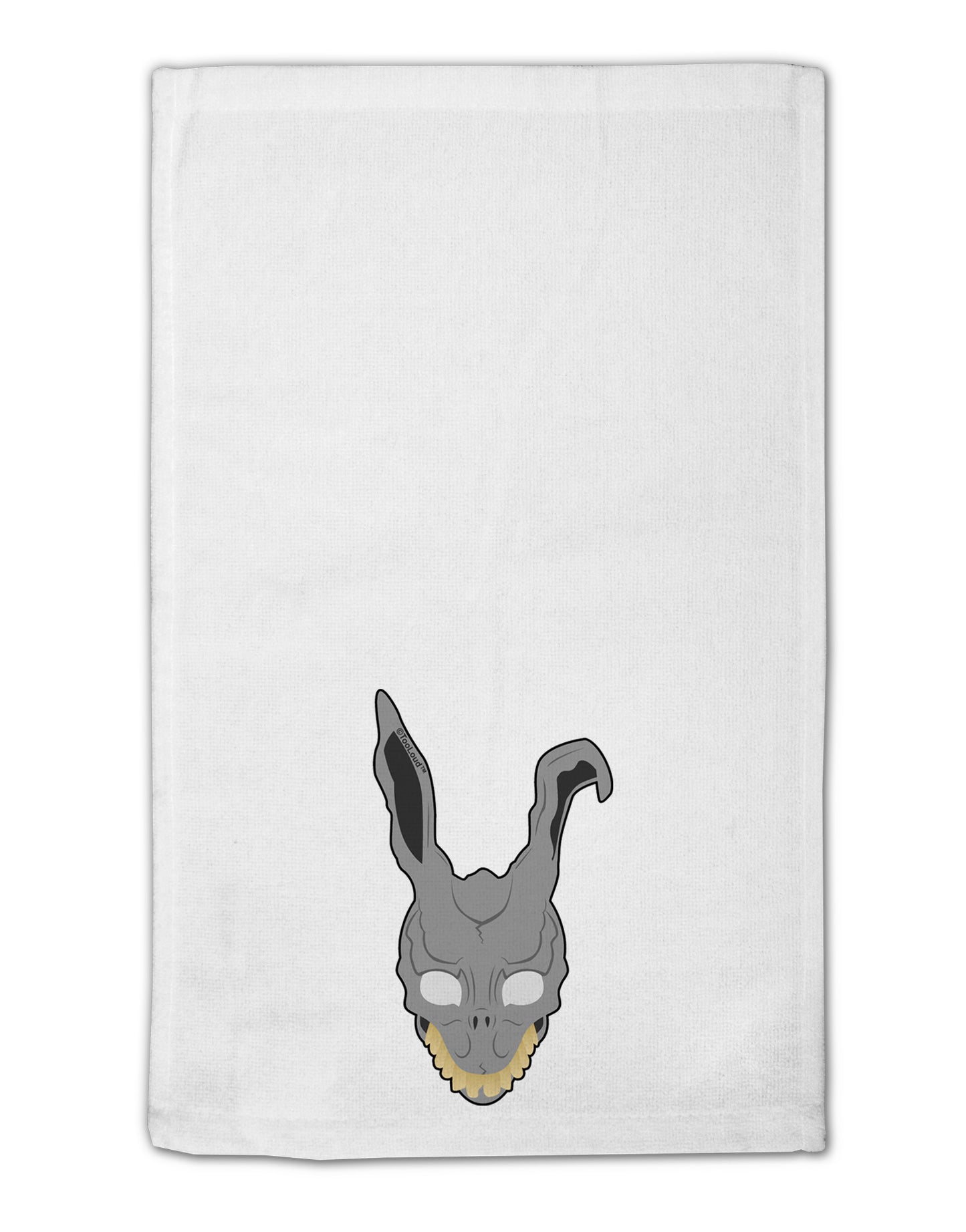 Scary Bunny Face 11"x18" Dish Fingertip Towel-Fingertip Towel-TooLoud-White-Davson Sales