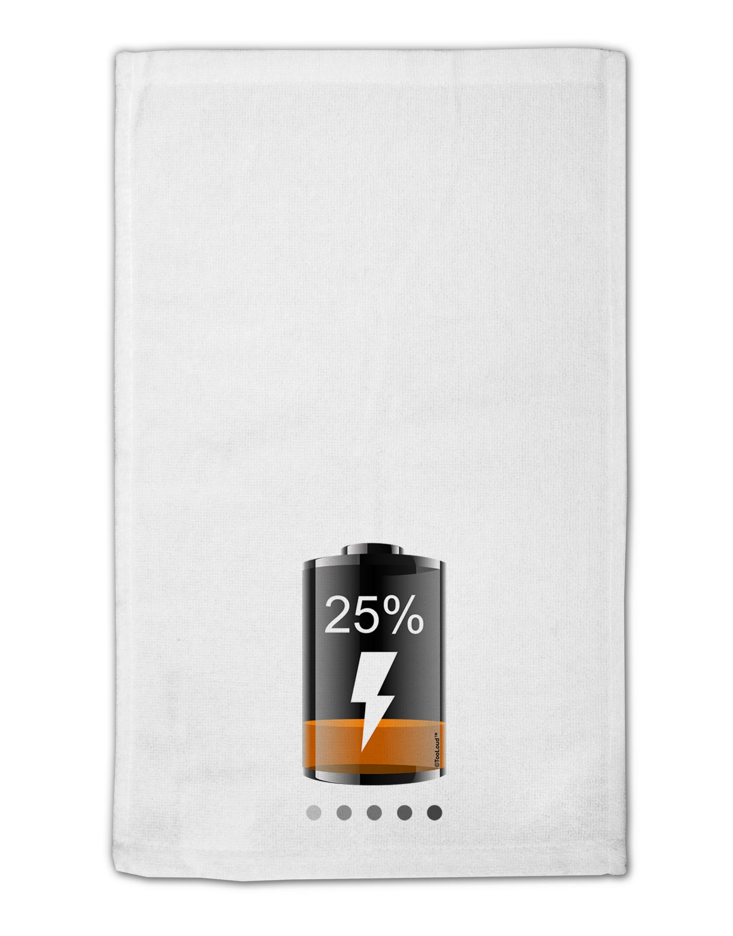 Low Energy 25 Percent 11"x18" Dish Fingertip Towel-Fingertip Towel-TooLoud-White-Davson Sales