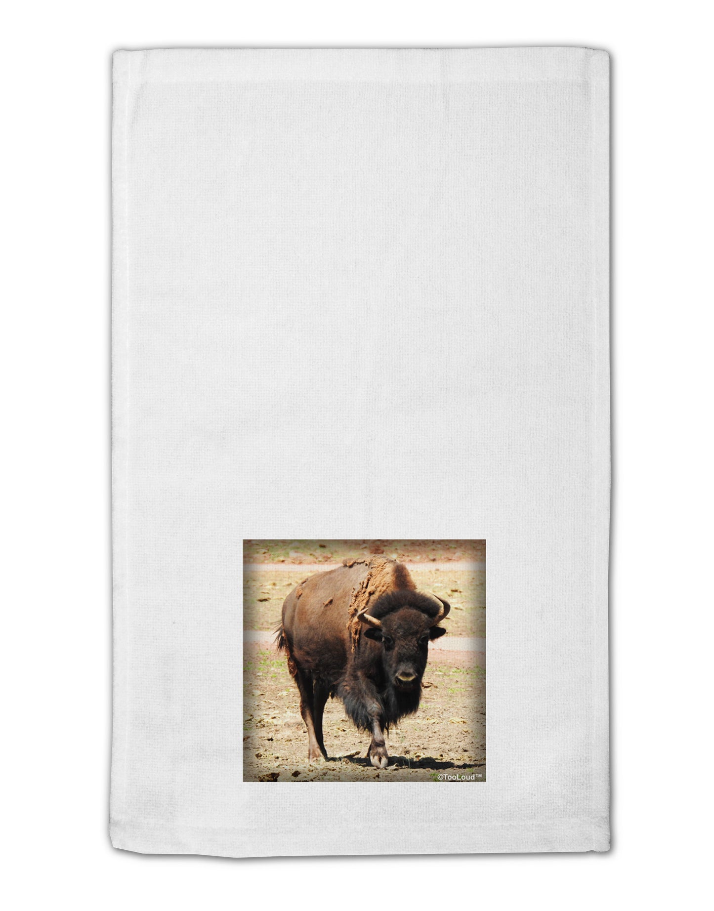 Strong Bison 11"x18" Dish Fingertip Towel-Fingertip Towel-TooLoud-White-Davson Sales