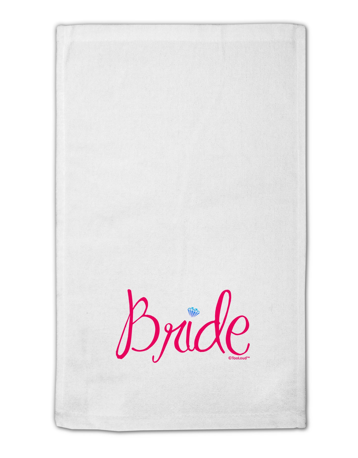 Bride Design - Diamond - Color 11"x18" Dish Fingertip Towel-Fingertip Towel-TooLoud-White-Davson Sales