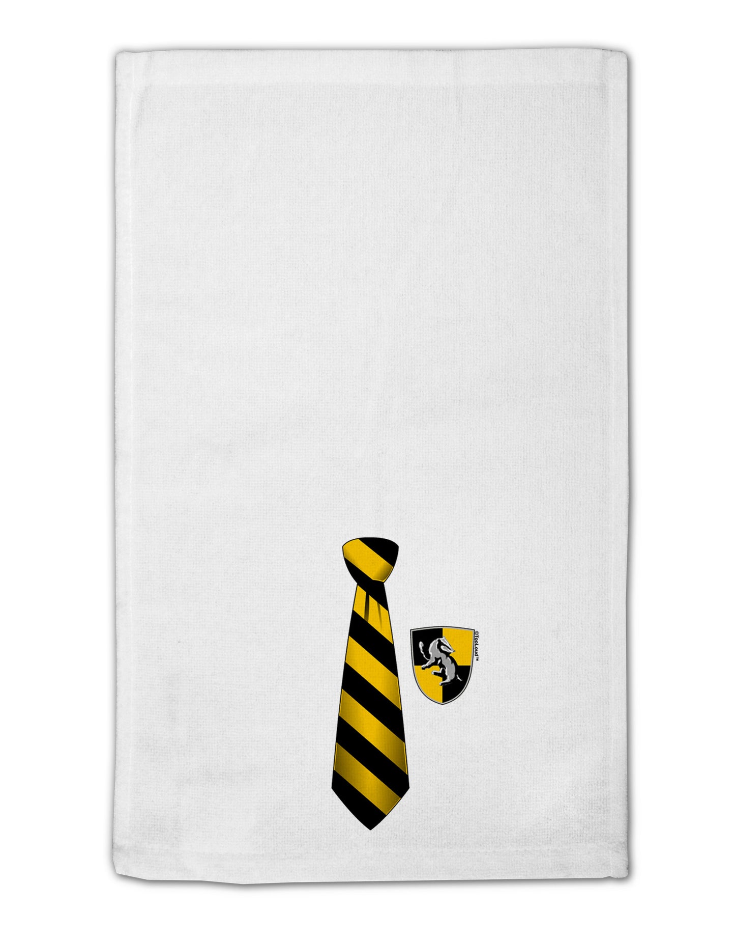 TooLoud Wizard Tie Yellow and Black 11"x18" Dish Fingertip Towel-Fingertip Towel-TooLoud-White-Davson Sales