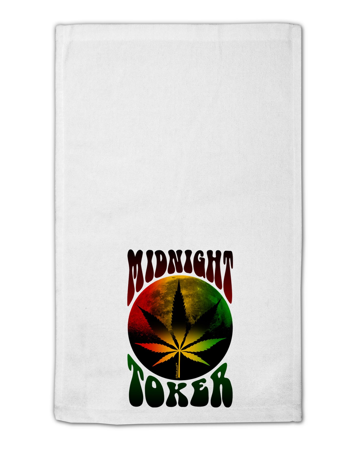Midnight Toker Marijuana 11"x18" Dish Fingertip Towel-Fingertip Towel-TooLoud-White-Davson Sales