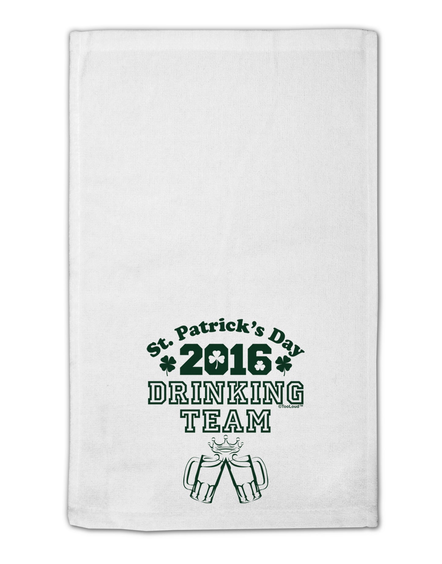 St Patricks Day Drinking Team 11"x18" Dish Fingertip Towel-Fingertip Towel-TooLoud-White-Davson Sales