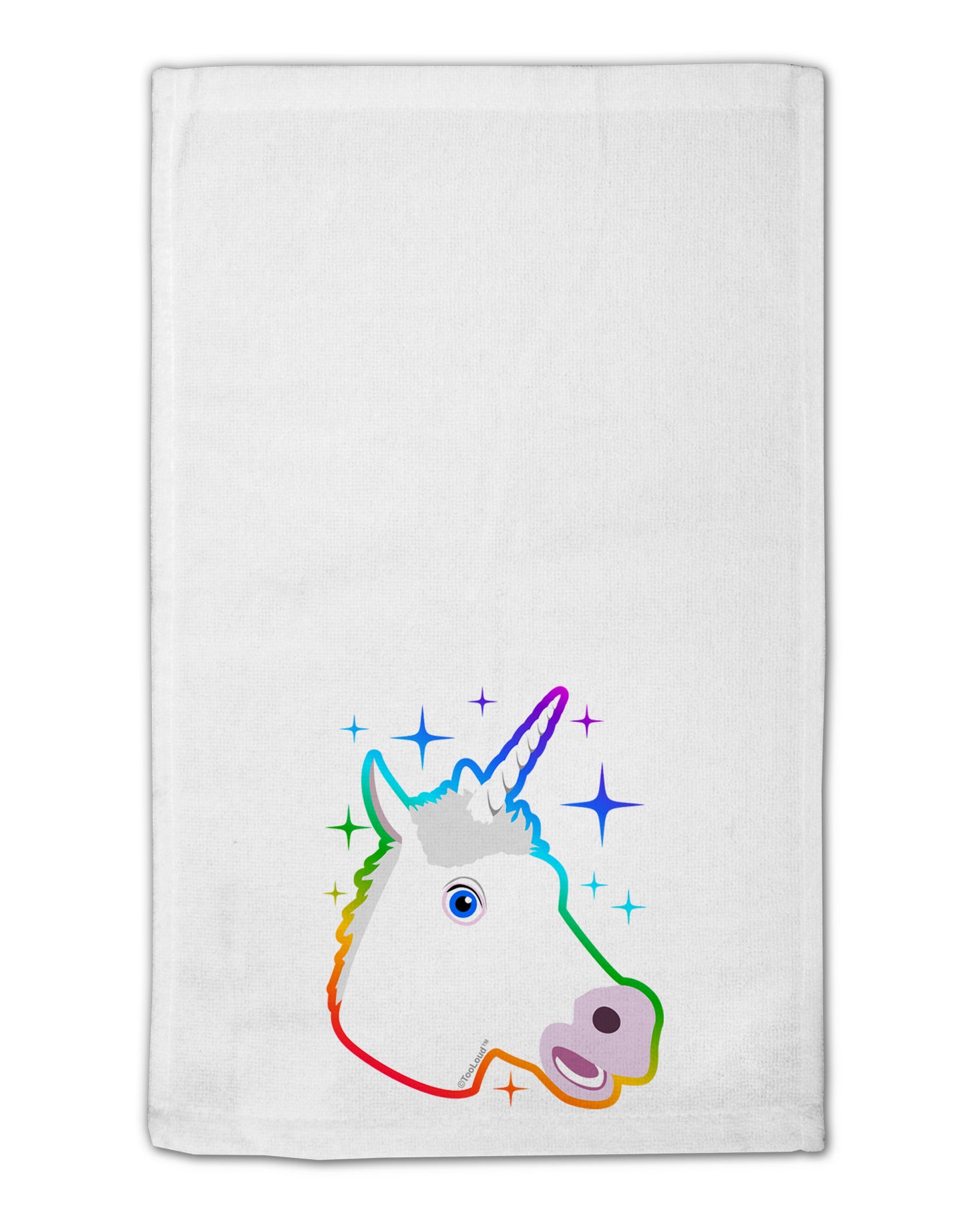 Magical Rainbow Sparkle Unicorn 11"x18" Dish Fingertip Towel-Fingertip Towel-TooLoud-White-Davson Sales