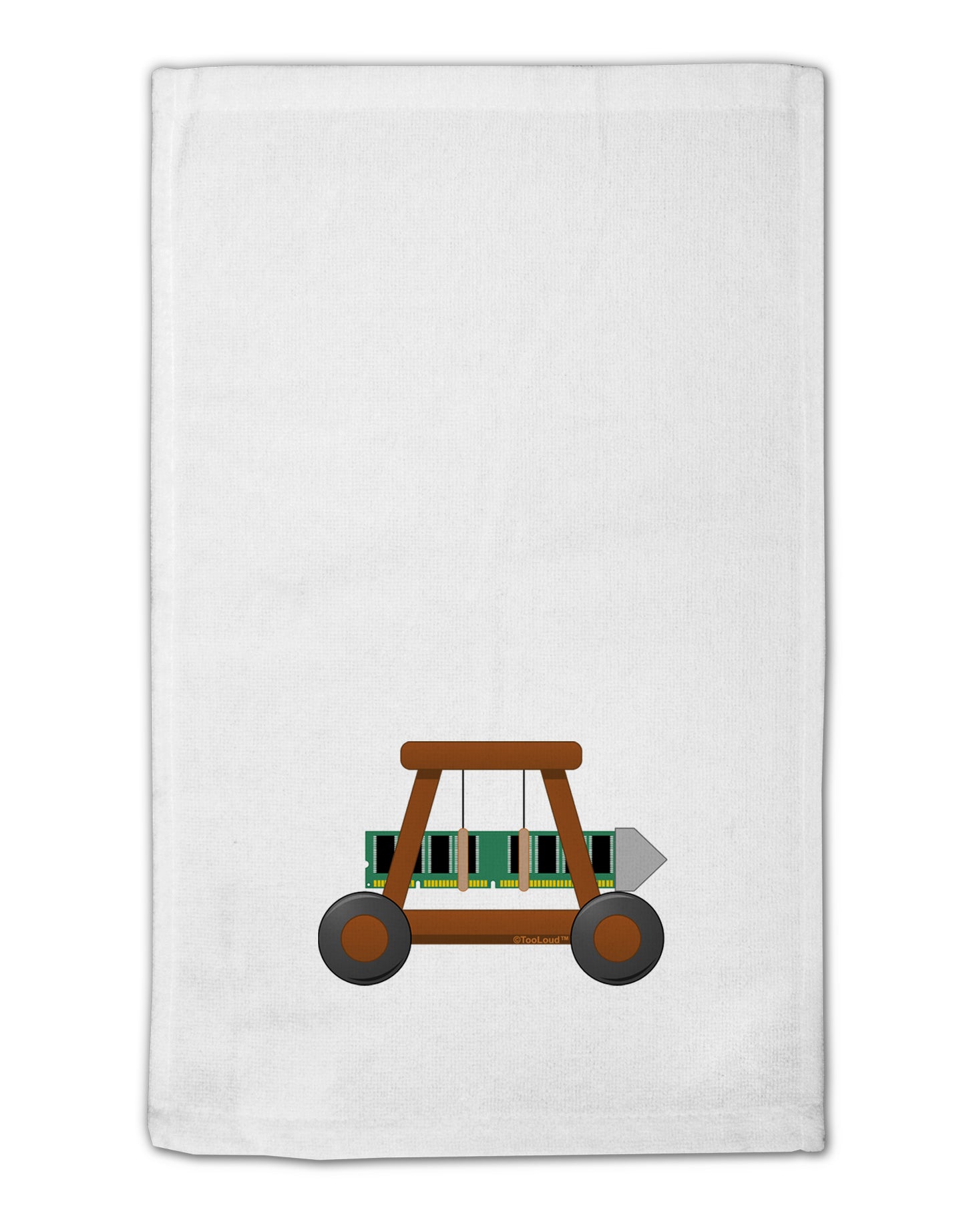 Battering RAM 11"x18" Dish Fingertip Towel by TooLoud-Fingertip Towel-TooLoud-White-Davson Sales