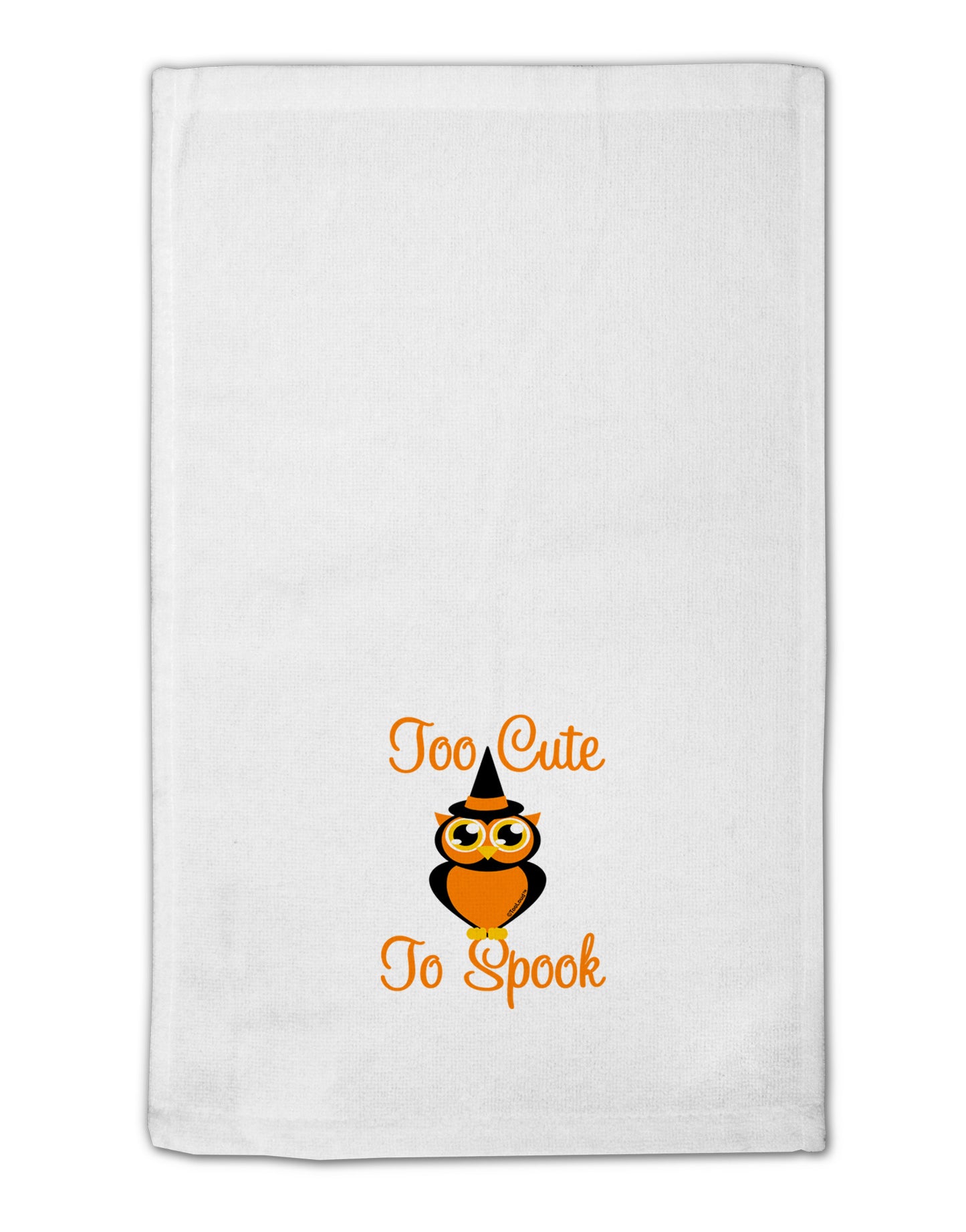 Owl Too Cute Orange 11"x18" Dish Fingertip Towel-Fingertip Towel-TooLoud-White-Davson Sales