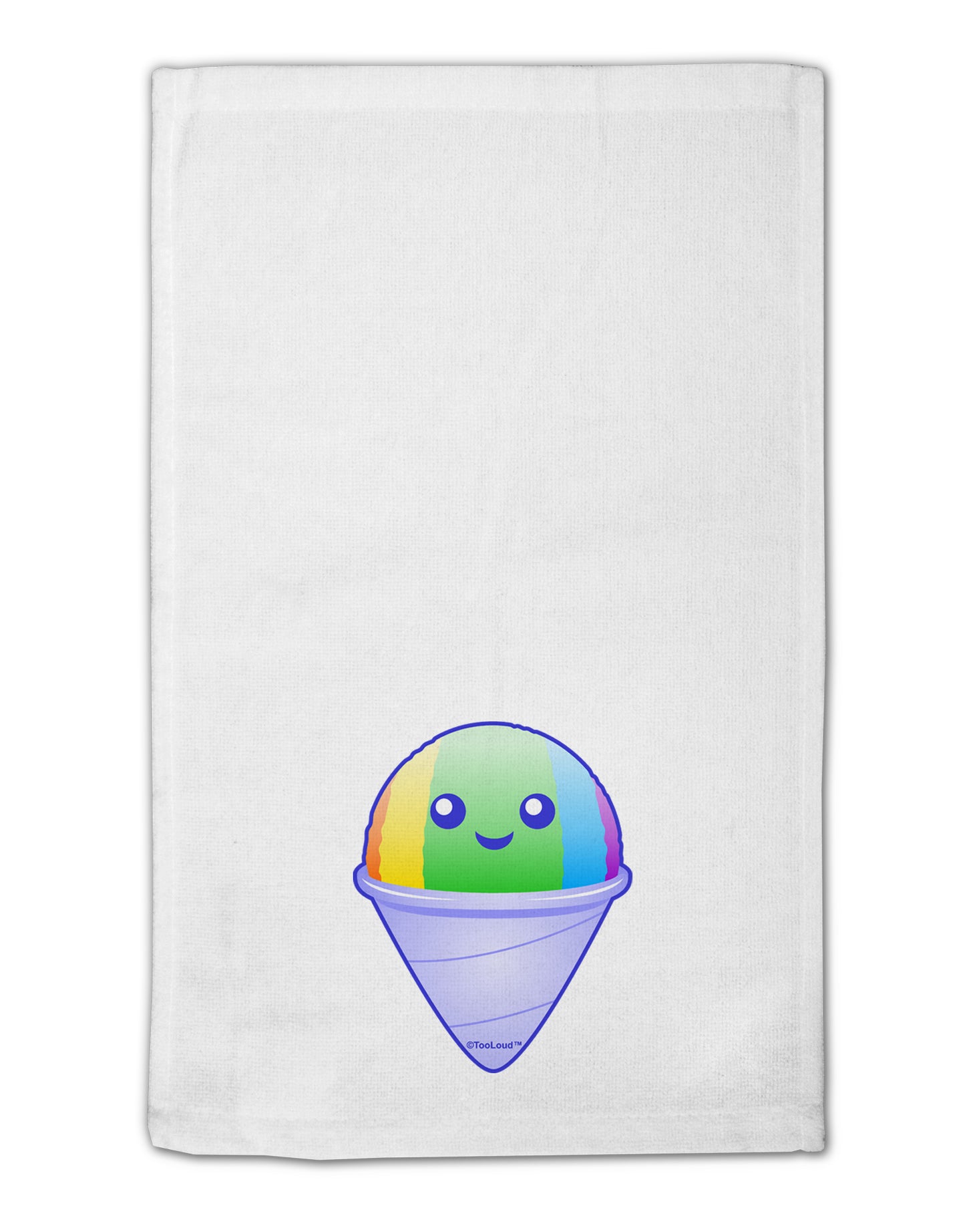 Cute Shaved Ice 11"x18" Dish Fingertip Towel by TooLoud-Fingertip Towel-TooLoud-White-Davson Sales