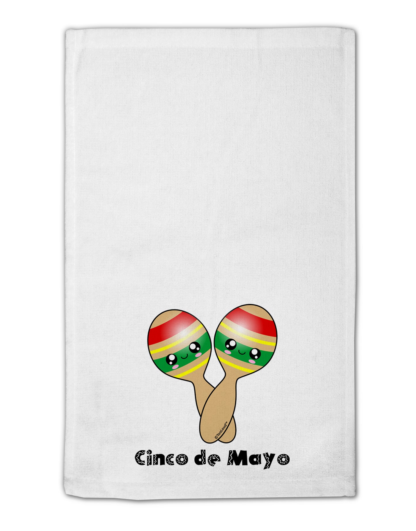 Cute Maracas Design - Cinco de Mayo 11"x18" Dish Fingertip Towel by TooLoud-Fingertip Towel-TooLoud-White-Davson Sales
