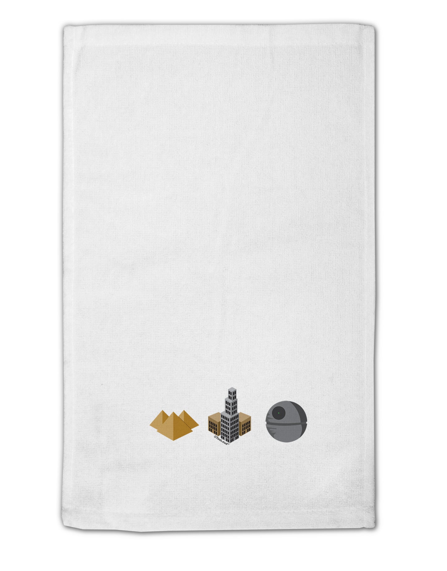 History of Architecture Funny Sci-fi 11"x18" Dish Fingertip Towel by TooLoud-Fingertip Towel-TooLoud-White-Davson Sales