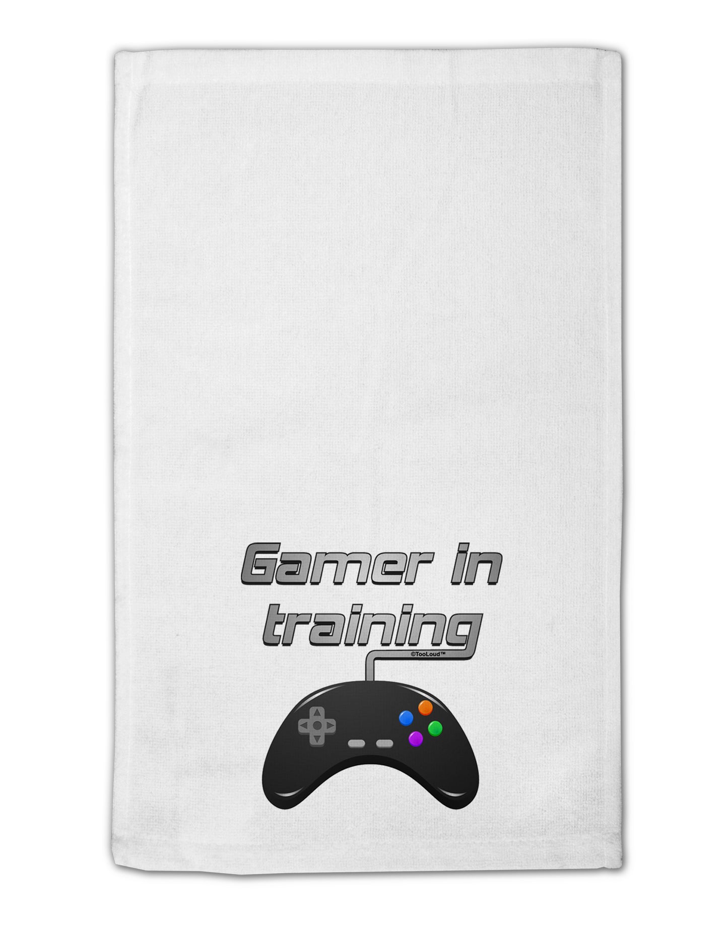Gamer In Training Color 11"x18" Dish Fingertip Towel by TooLoud-Fingertip Towel-TooLoud-White-Davson Sales