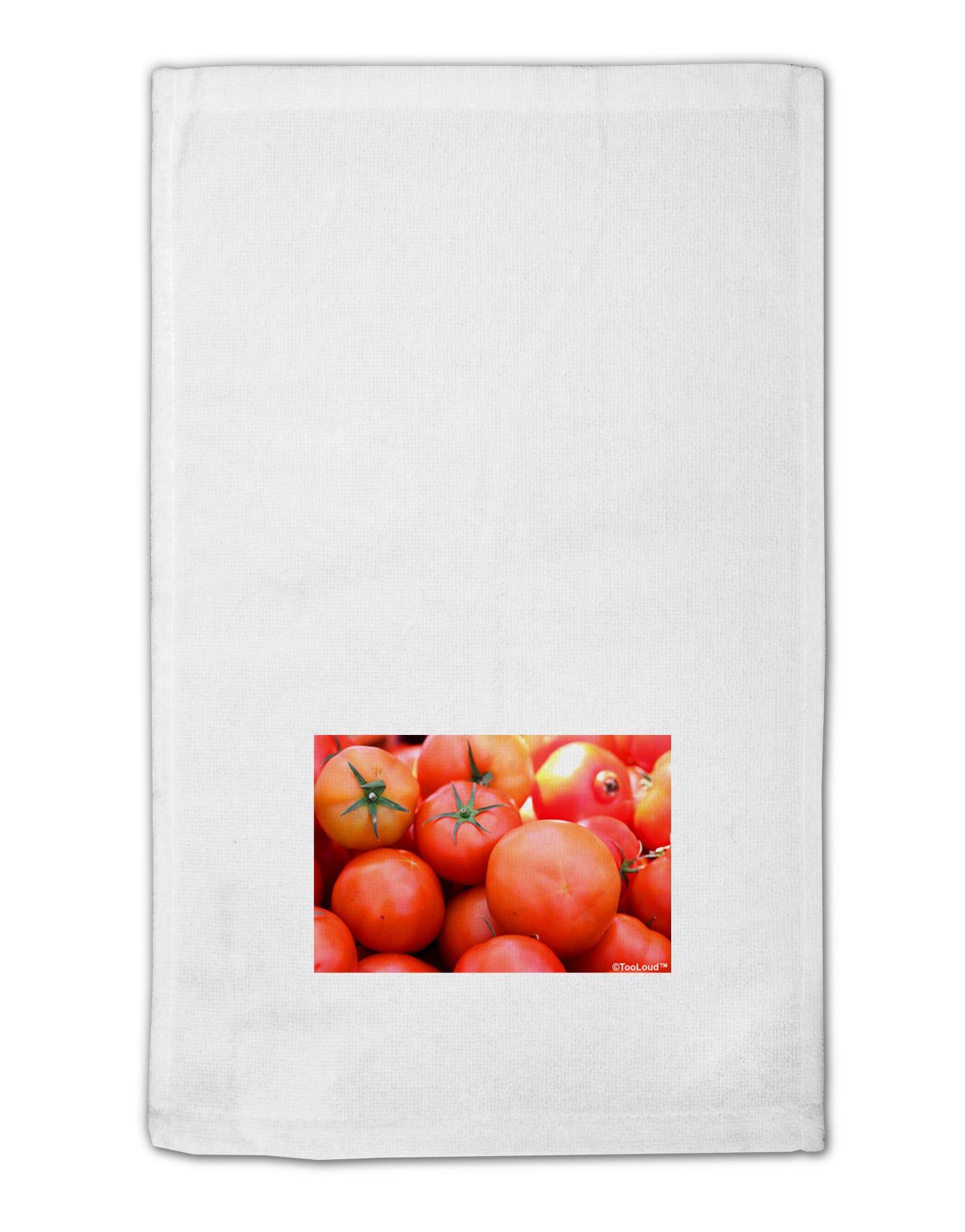 Buy Local Produce Tomatoes 11"x18" Dish Fingertip Towel-Fingertip Towel-TooLoud-White-Davson Sales