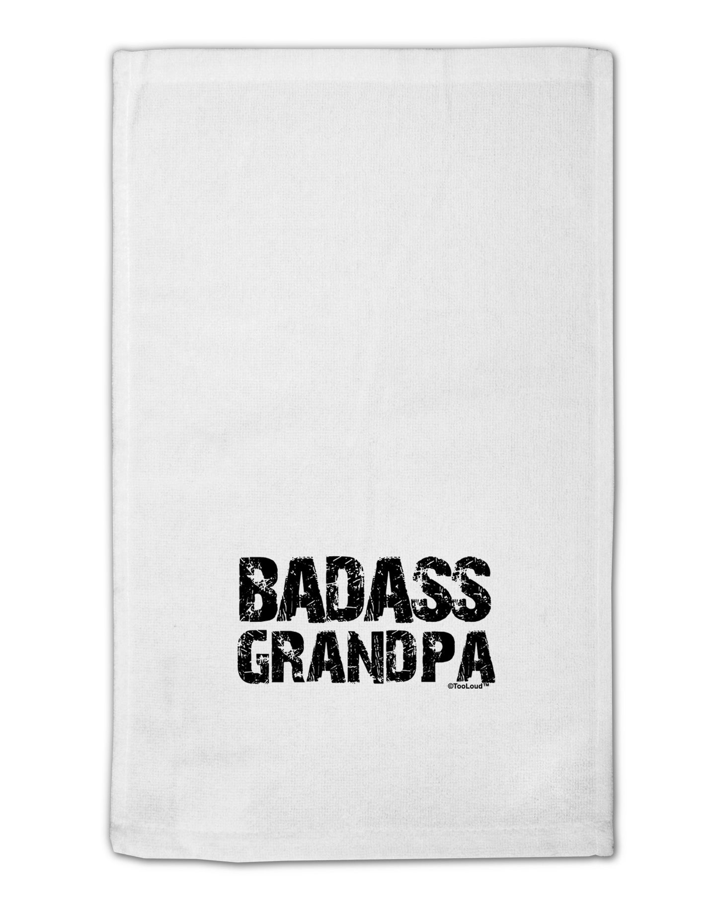 Badass Grandpa 11"x18" Dish Fingertip Towel by TooLoud-Fingertip Towel-TooLoud-White-Davson Sales