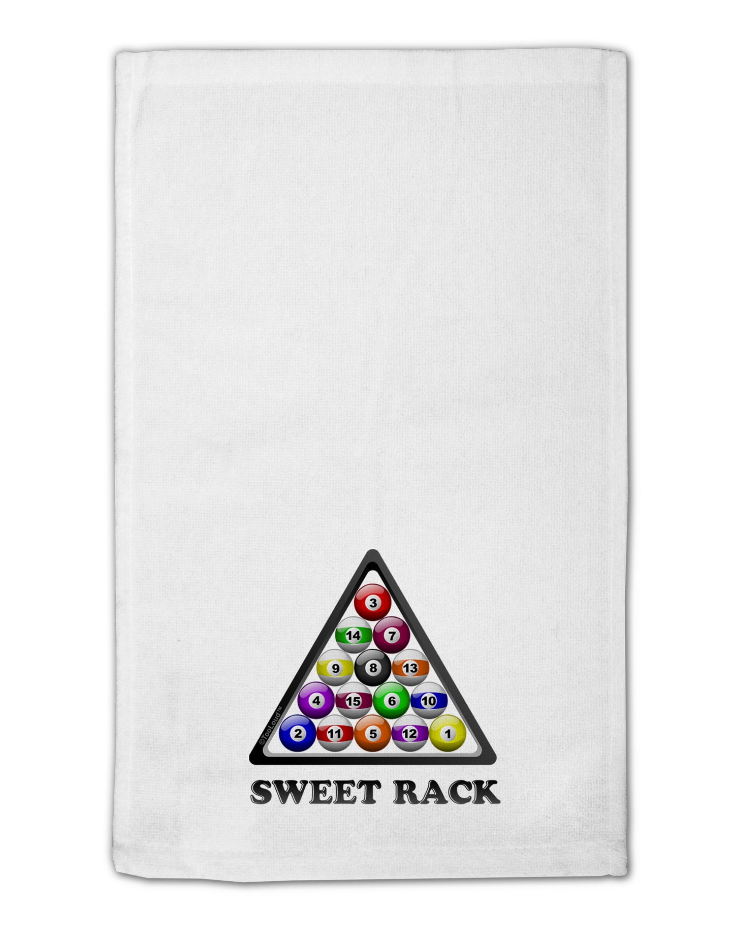 Sweet Rack - Pool 11"x18" Dish Fingertip Towel-Fingertip Towel-TooLoud-White-Davson Sales