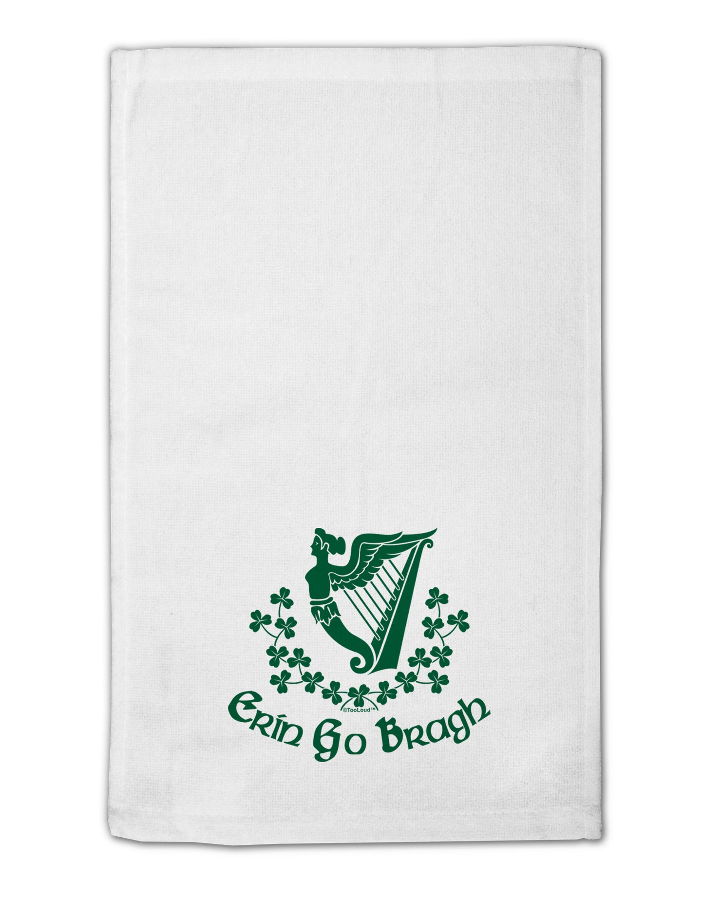 Erin Go Bragh Ireland Forever 11"x18" Dish Fingertip Towel-Fingertip Towel-TooLoud-White-Davson Sales