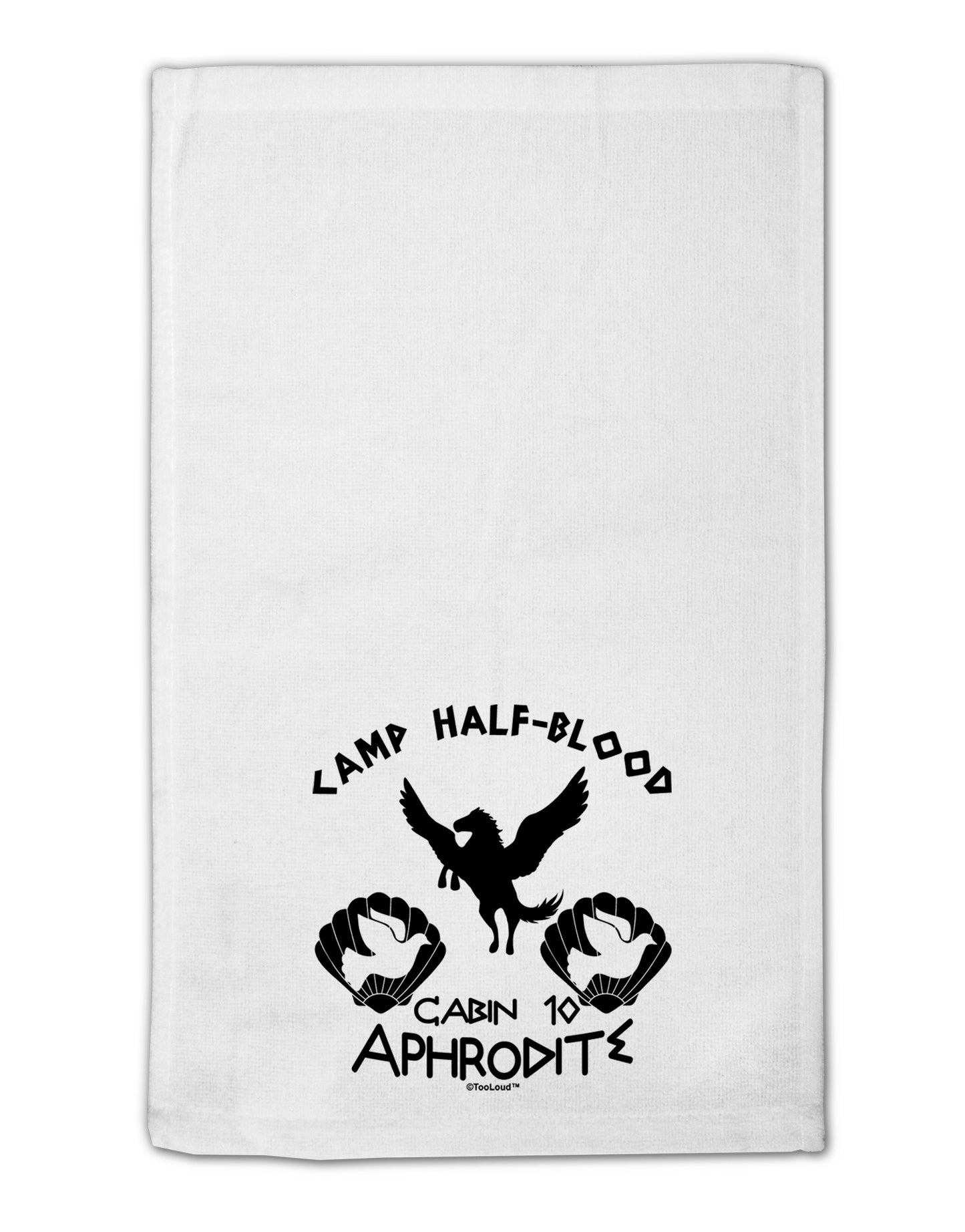 Cabin 10 Aphrodite Camp Half Blood 11"x18" Dish Fingertip Towel-Fingertip Towel-TooLoud-White-Davson Sales