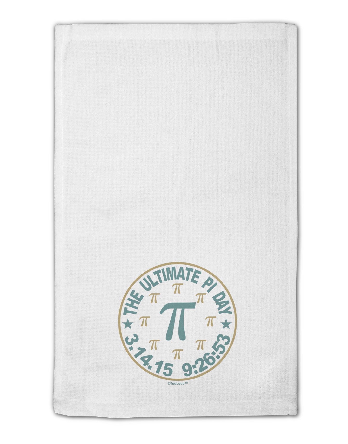 The Ultimate Pi Day Emblem 11"x18" Dish Fingertip Towel by TooLoud-Fingertip Towel-TooLoud-White-Davson Sales