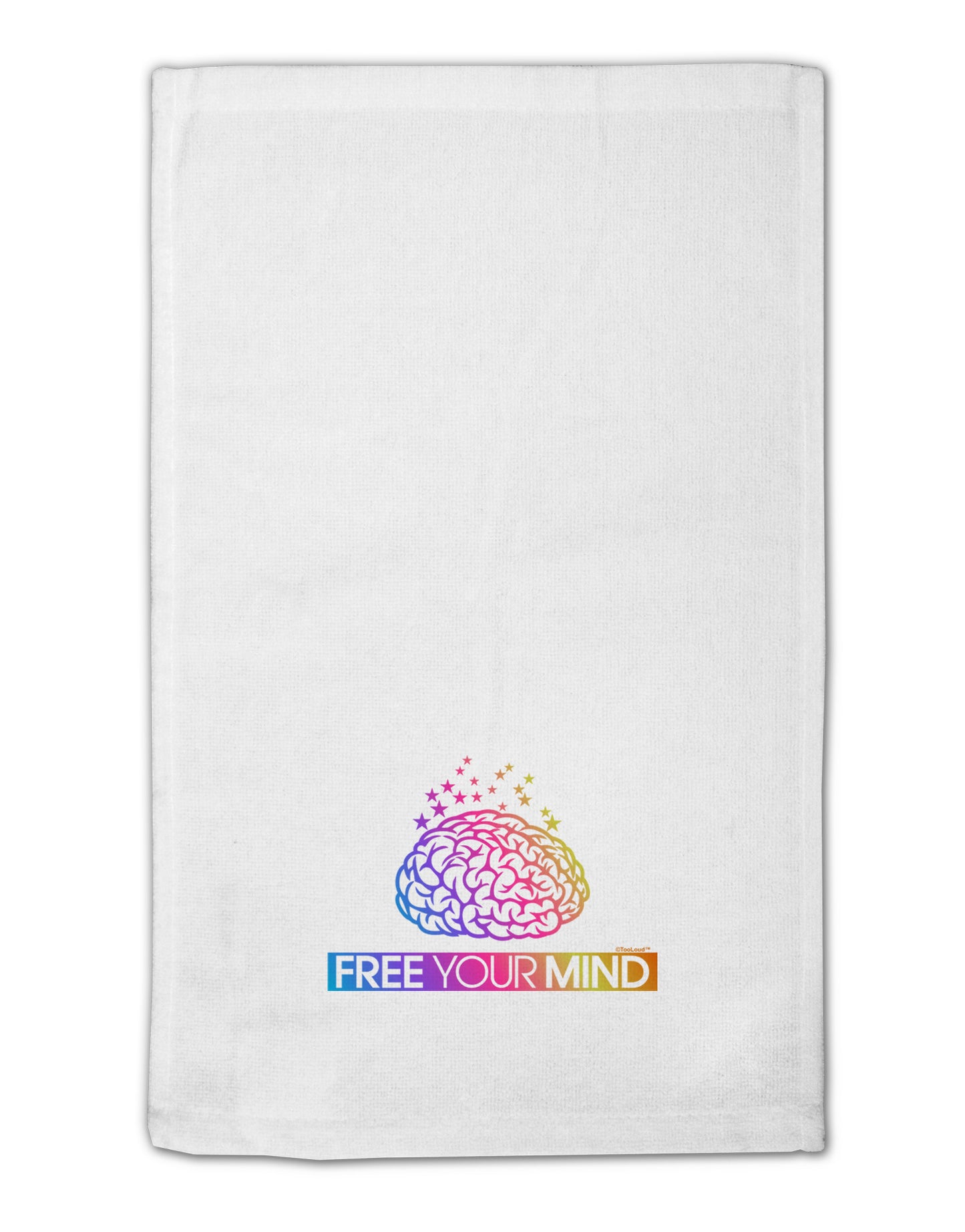 Free Your Mind 11"x18" Dish Fingertip Towel-Fingertip Towel-TooLoud-White-Davson Sales