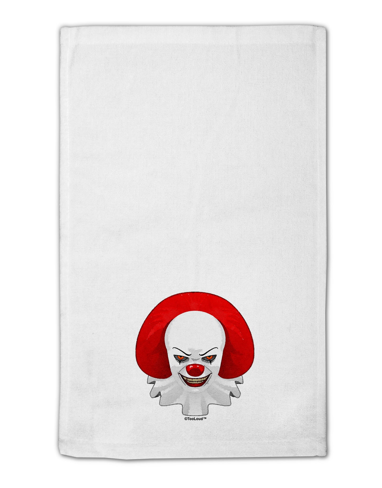 Scary Clown Watercolor 11"x18" Dish Fingertip Towel-Fingertip Towel-TooLoud-White-Davson Sales