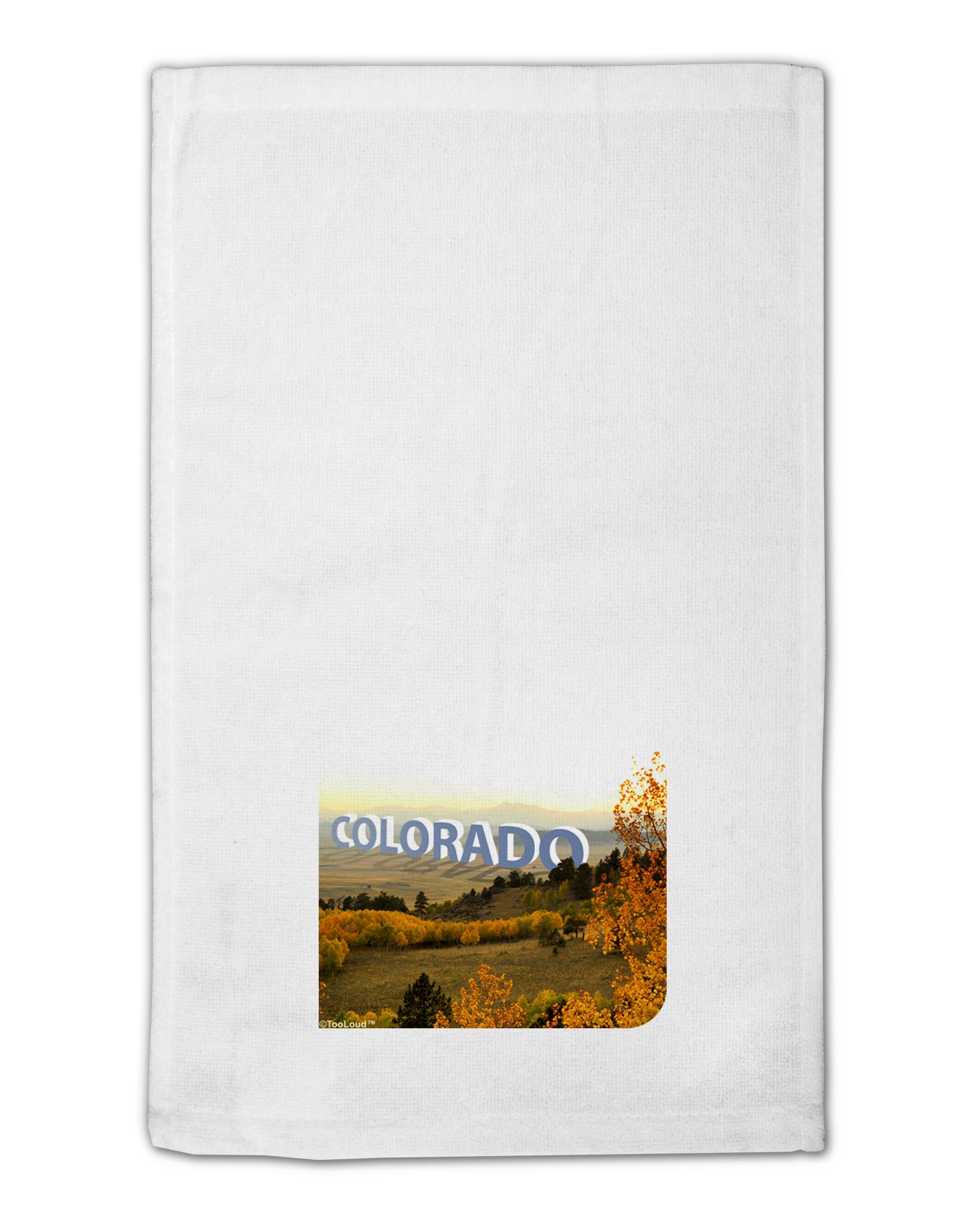 Colorado Postcard Gentle Sunrise 11"x18" Dish Fingertip Towel by TooLoud-TooLoud-White-Davson Sales