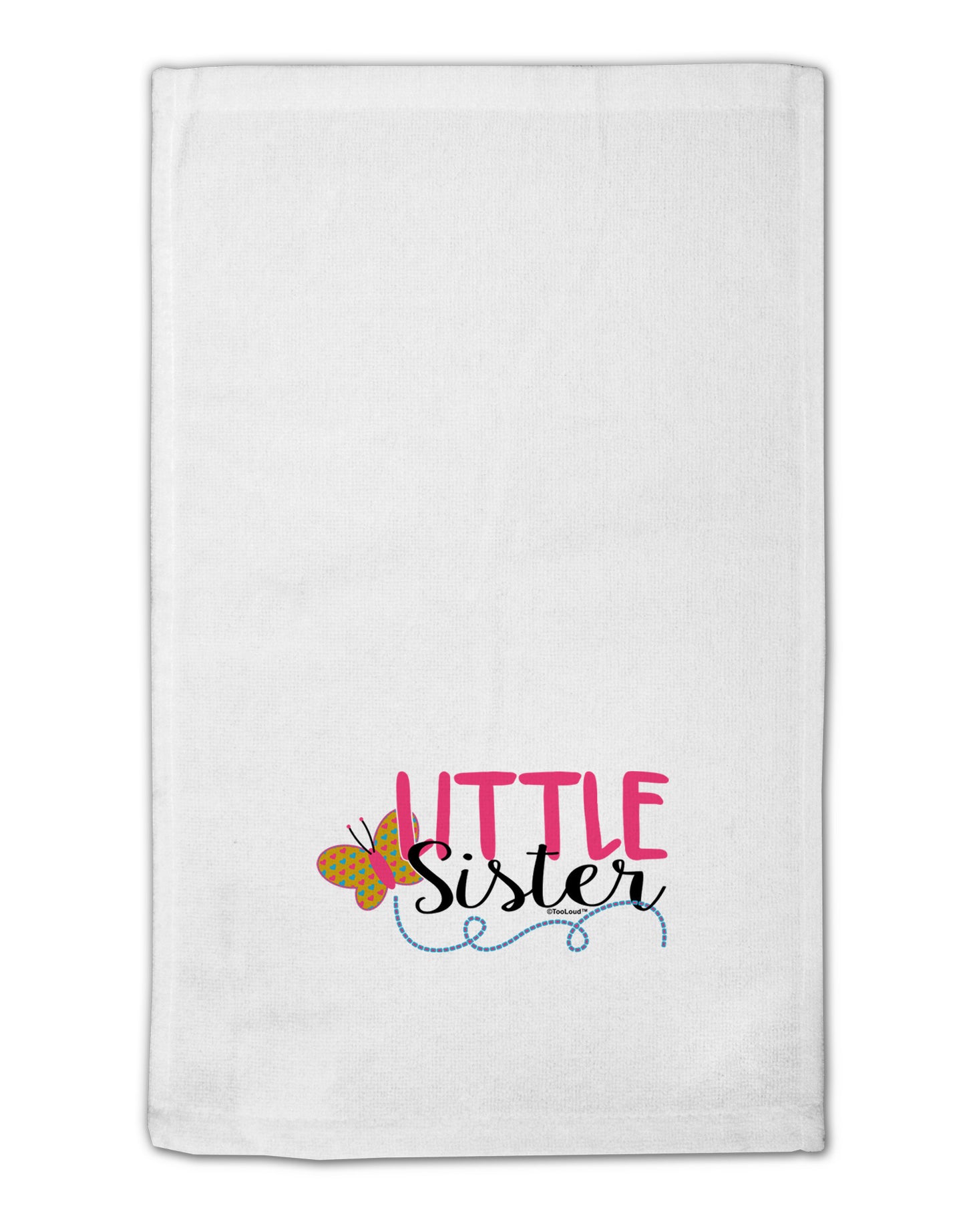 Little Sister 11"x18" Dish Fingertip Towel-Fingertip Towel-TooLoud-White-Davson Sales