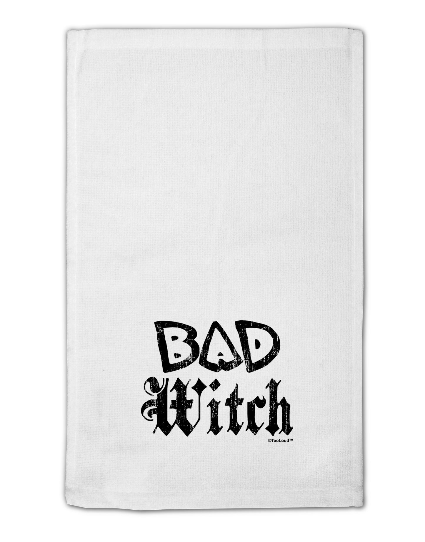 Bad Witch Distressed 11"x18" Dish Fingertip Towel-Fingertip Towel-TooLoud-White-Davson Sales