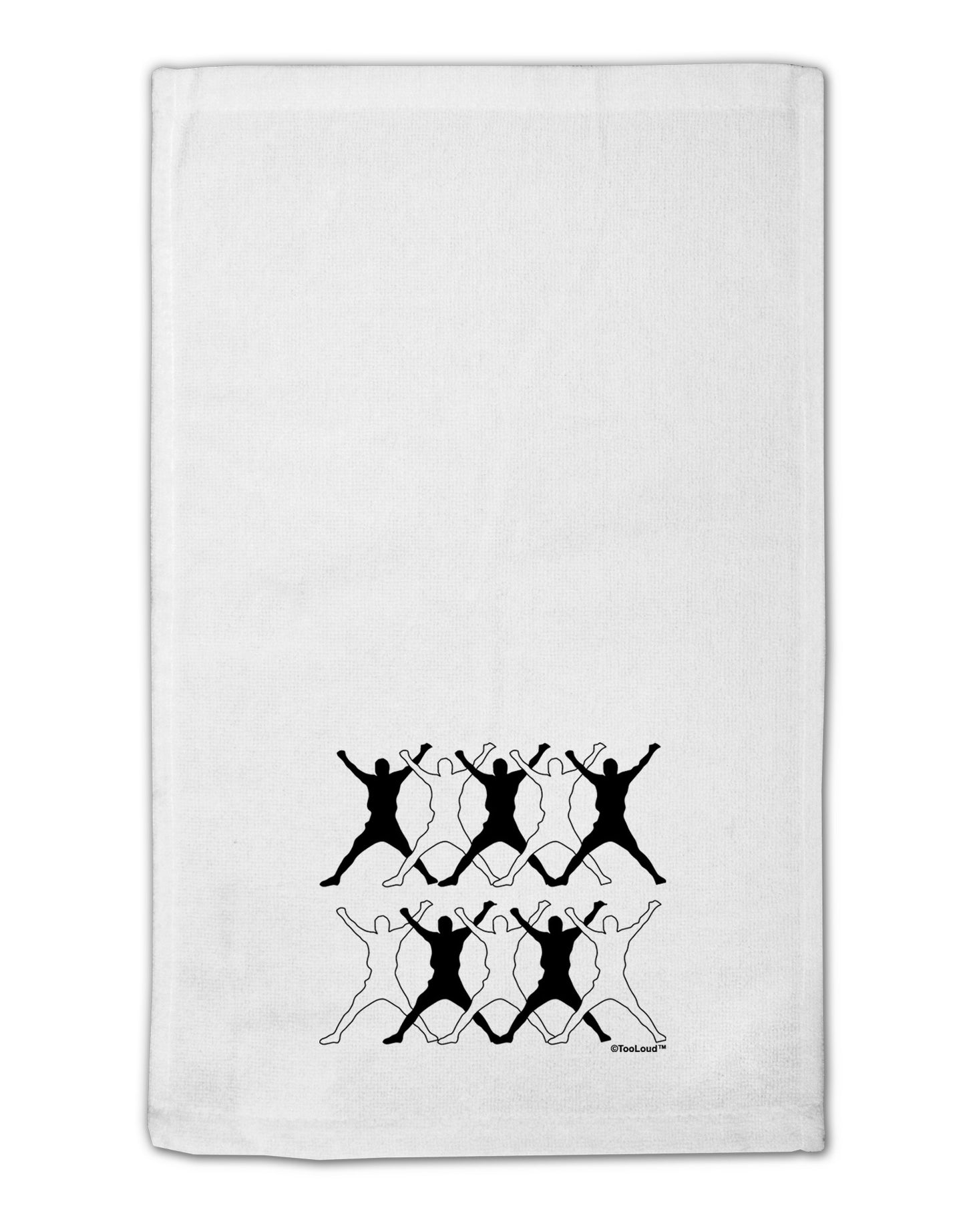 Ten Lords A Leaping 11"x18" Dish Fingertip Towel-Fingertip Towel-TooLoud-White-Davson Sales